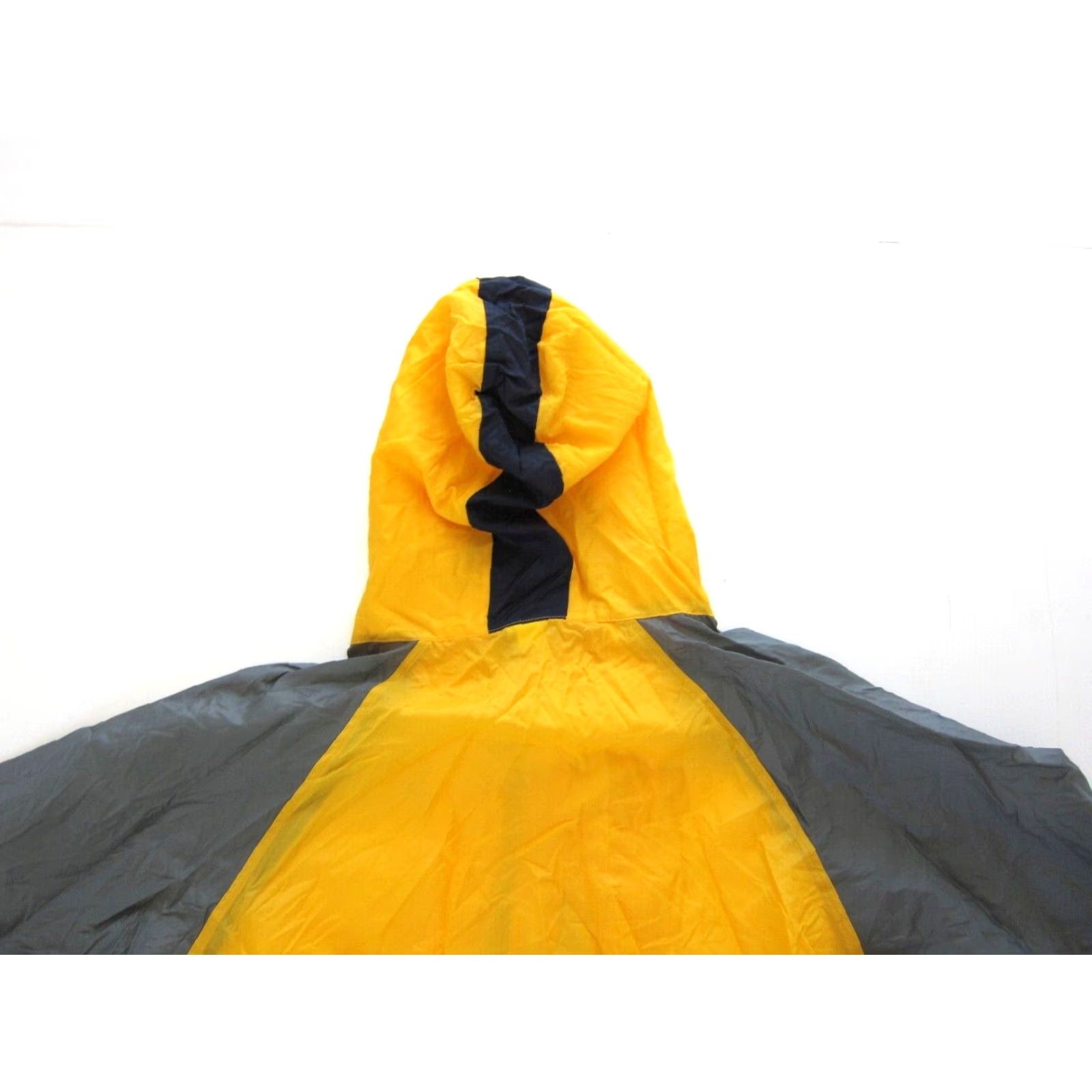 Old Navy Vtg Old Navy 100% Nylon Yellow Grey Pocket Cargo Hooded Windbreaker Jacket XL Size US XL / EU 56 / 4 - 5 Thumbnail