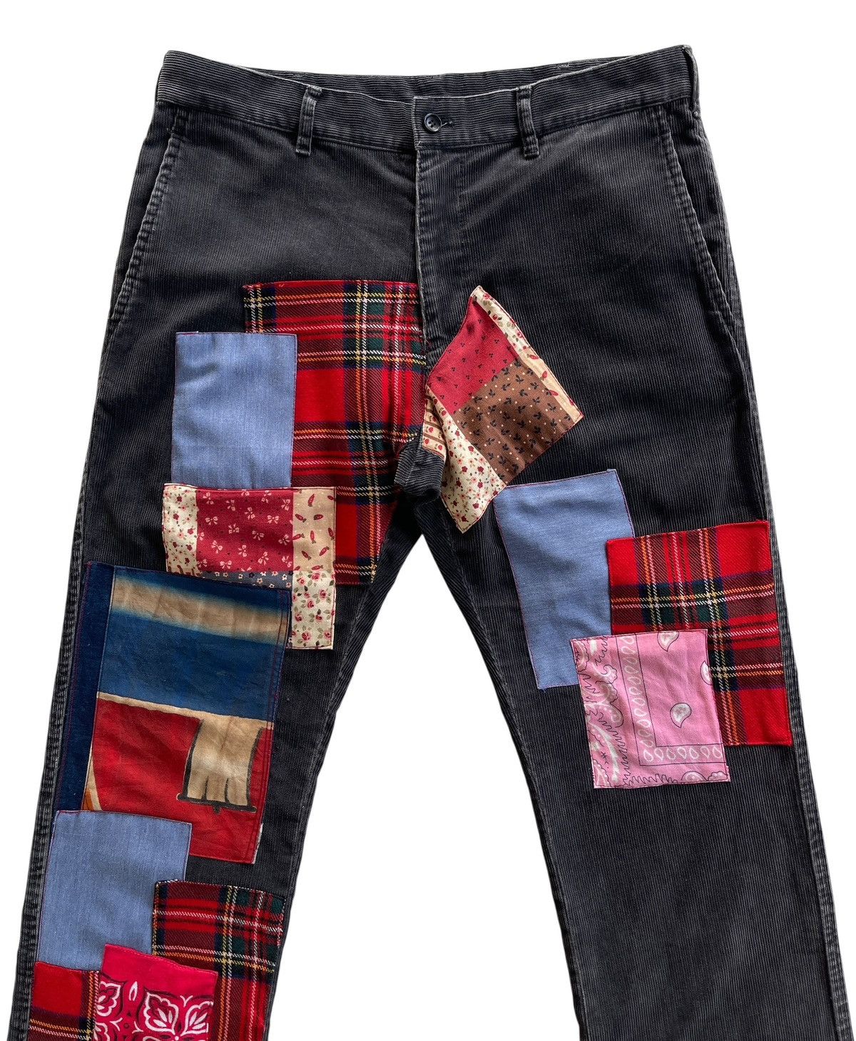 Comme des Garcons Homme Comme Des Garcons Patchwork Corduroy Pants Size US 32 / EU 48 - 3 Thumbnail