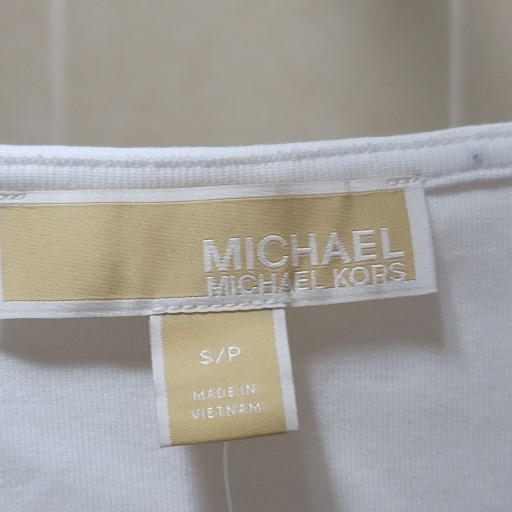 Michael Kors NWT Michael By Michael Kors Flutter Sleeve Top Size S / US 4 / IT 40 - 5 Thumbnail