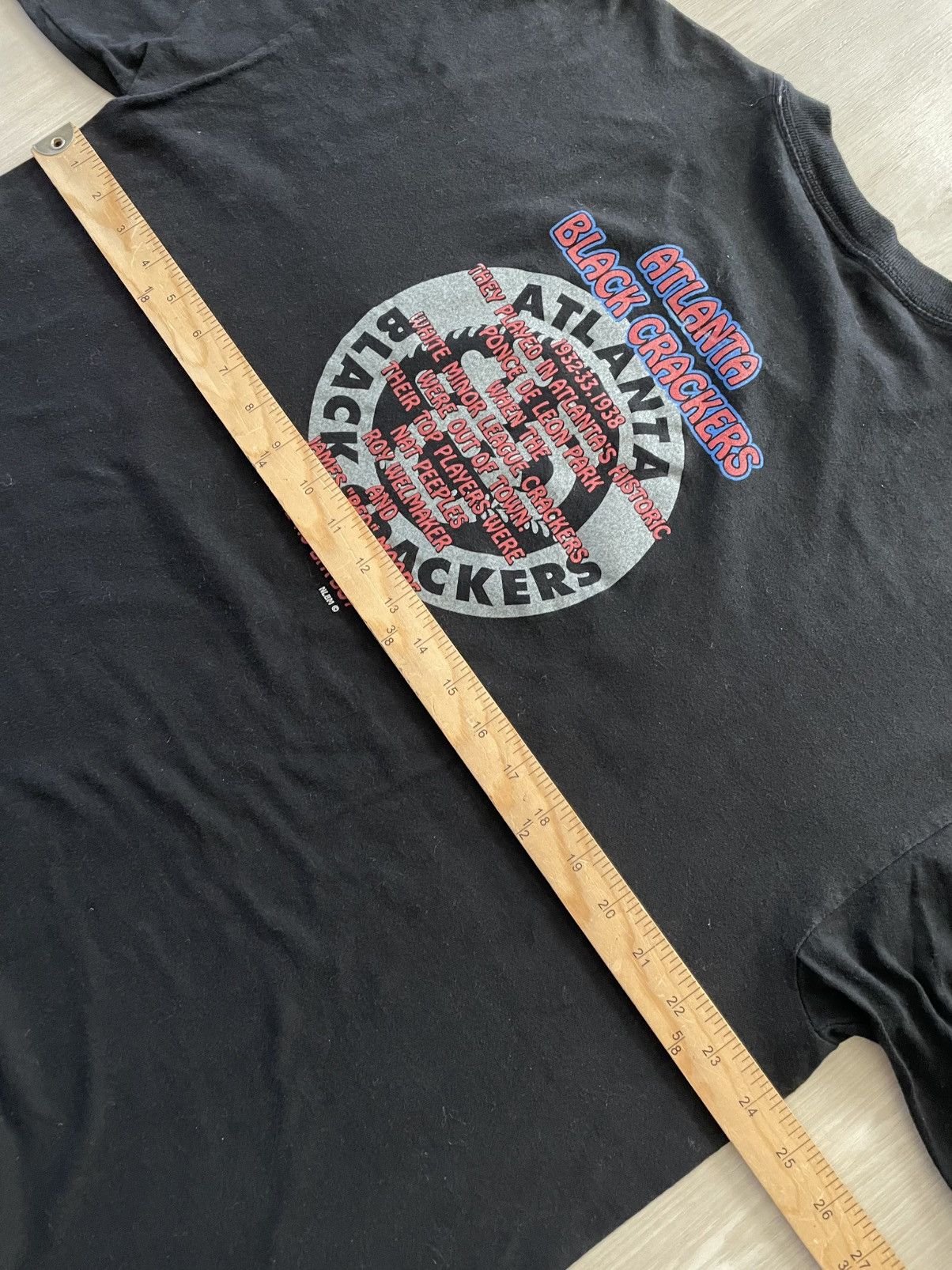 Vintage VTG 90s Atlanta Black Crackers Negro Leagues Baseball Sz XL Size US XL / EU 56 / 4 - 6 Thumbnail