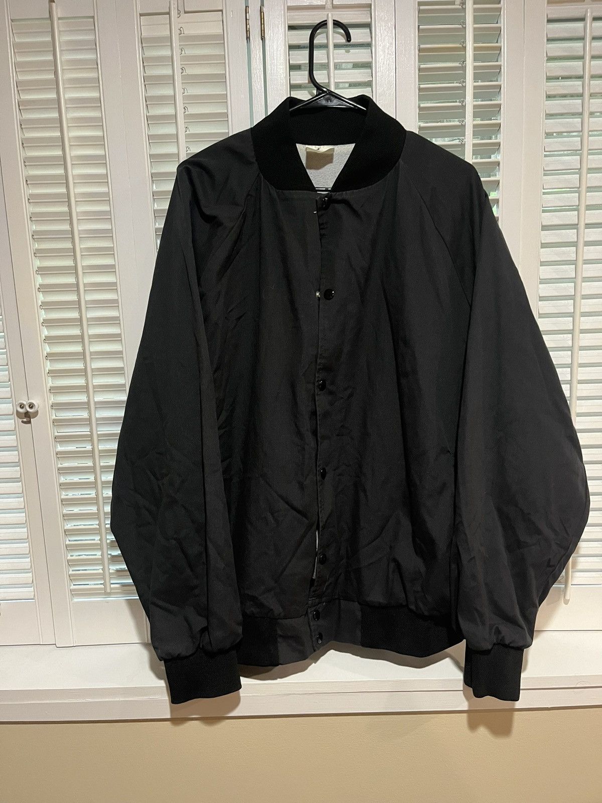 Vintage Vintage 80s Black Pool hall jacket / xxL Size US XXL / EU 58 / 5 - 1 Thumbnail