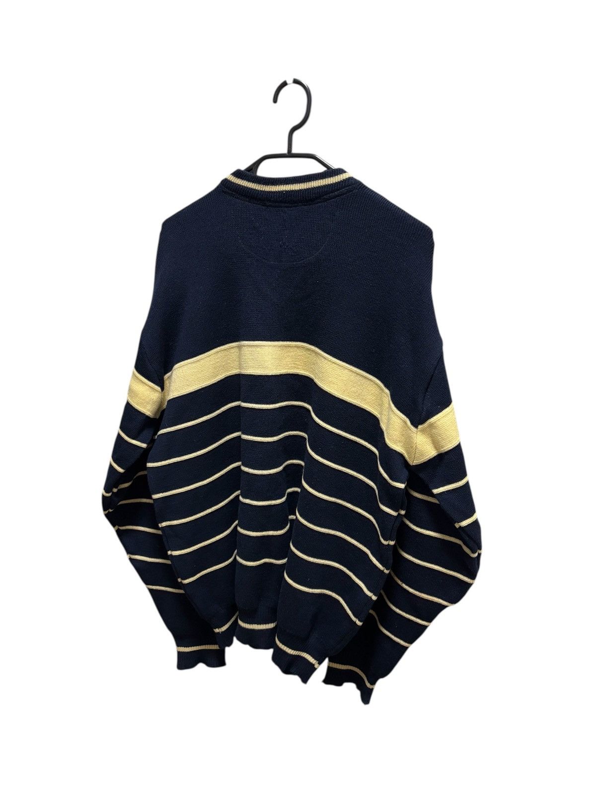Paul & Shark Paul Shark Sweater Wool Crewneck Striped Italy Designer Size US L / EU 52-54 / 3 - 5 Thumbnail