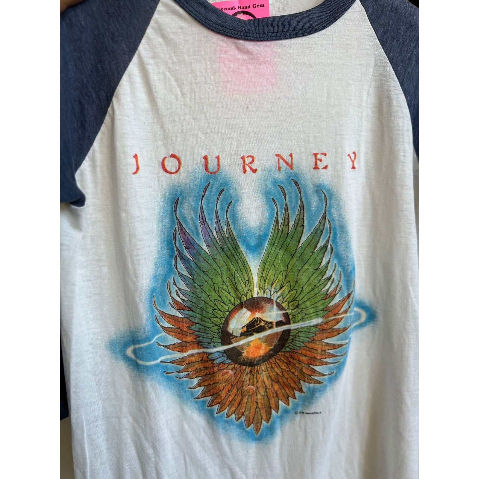 Band Tees 1979 True Vintage Journey Henley Tee Size Small Size US S / EU 44-46 / 1 - 7 Thumbnail