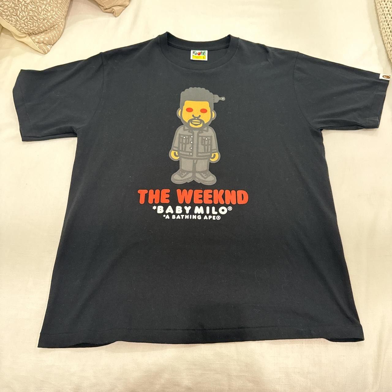 トップス BAPE X THE WEEKND MILO LS TEE SIZE L BAPE x XO The Weeknd Tee Black Men's - SS20 - US