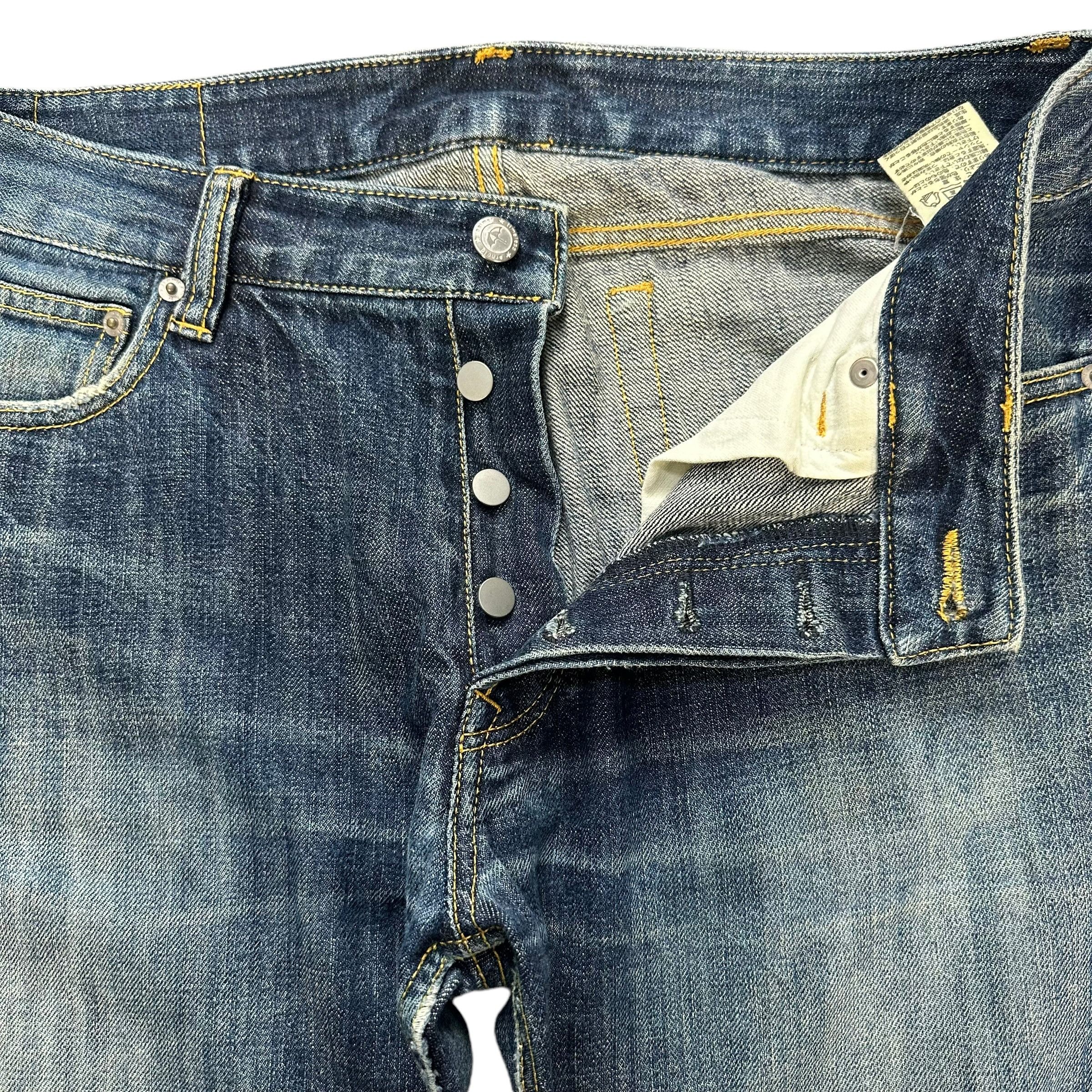 Japanese Brand ARNOLD PALMER TIMELESS FLY BOTTON DENIM PANT #8856-032 Size US 34 / EU 50 - 3 Thumbnail