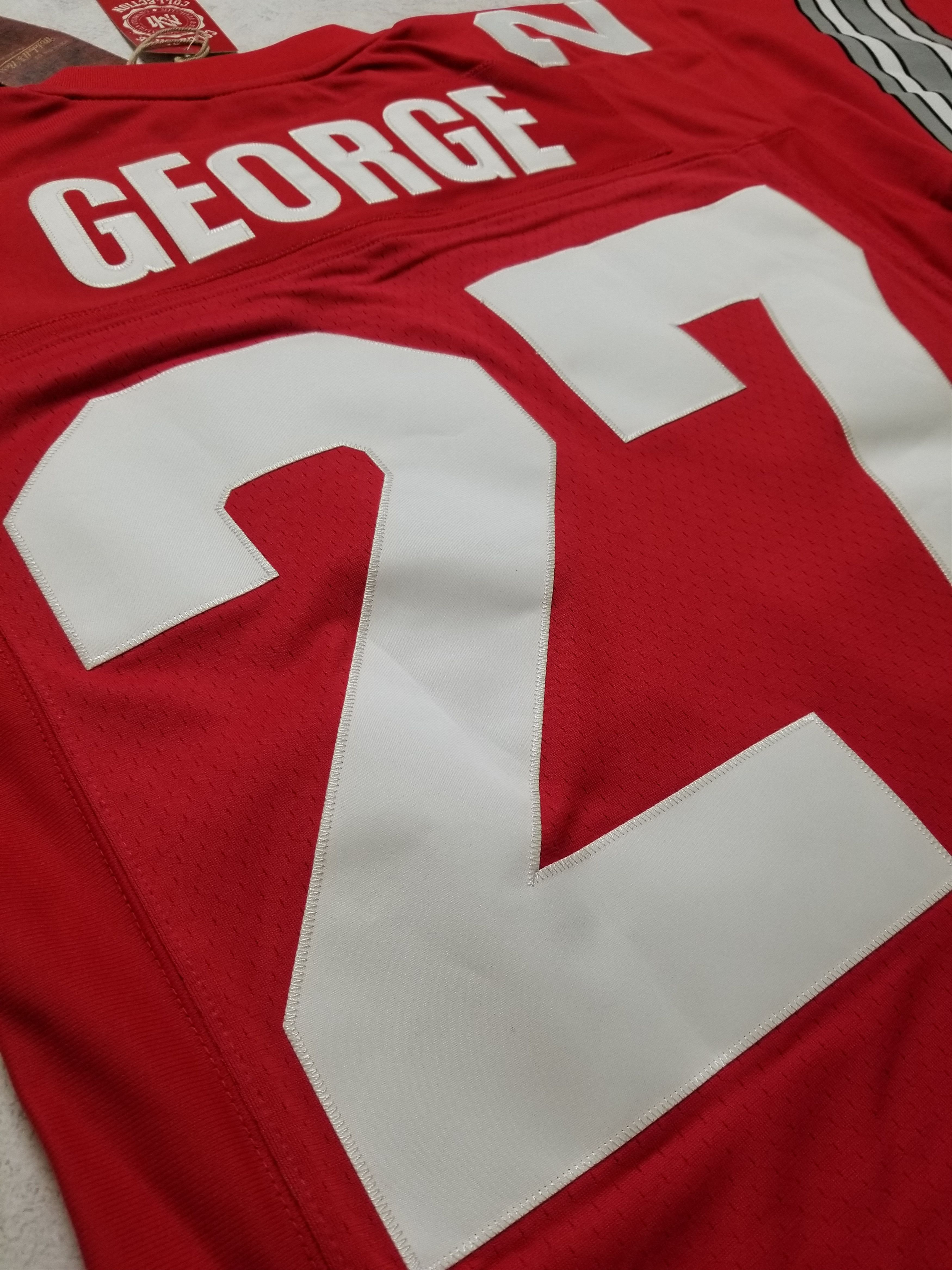 Mitchell & Ness NCAA FOOTBALL JERSEY OHIO STATE BUCKEYES 1995 EDDIE GEORGE Size US M / EU 48-50 / 2 - 8 Thumbnail