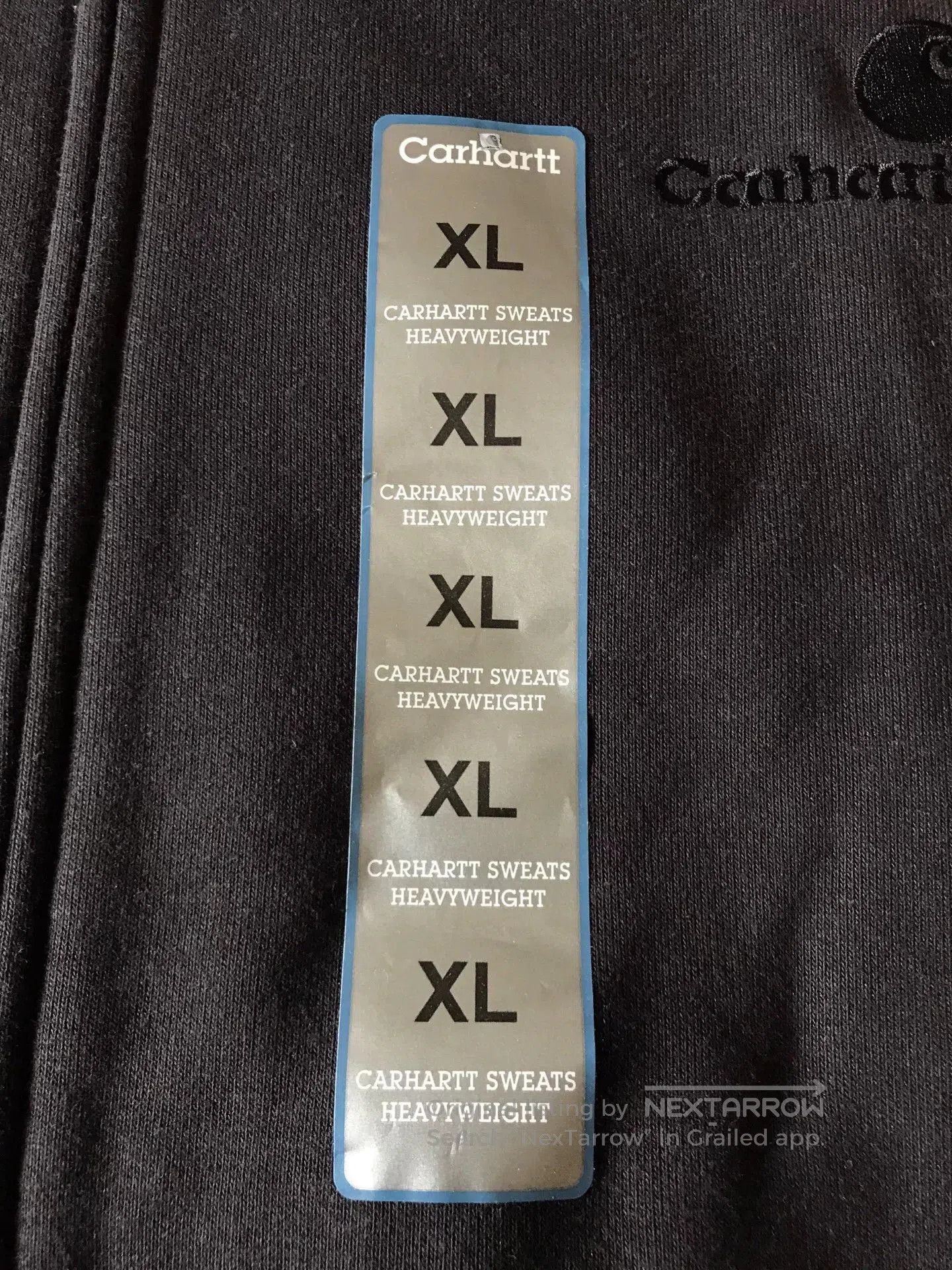 Carhartt Carhartt K185 XL Hooded Zip Sweatshirt. Size US XL / EU 56 / 4 - 6 Thumbnail