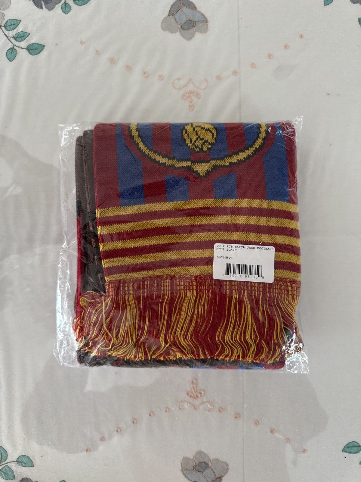 Nike × Travis Scott Cactus Jack FC Barcelona 2025 Scarf OFFICIAL Size ONE SIZE - 2 Thumbnail