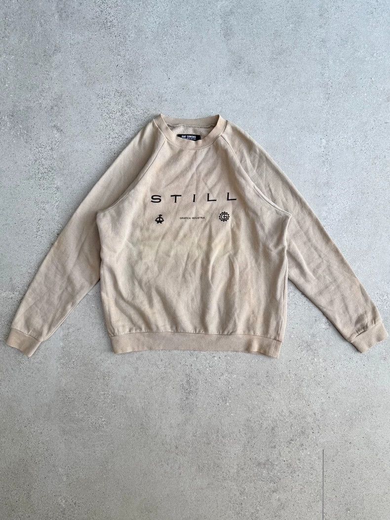 Raf Simons RAF SIMONS Faded raglan sleeve pullover sweatshirt 2504-Nex Size US S / EU 44-46 / 1 - 2 Thumbnail