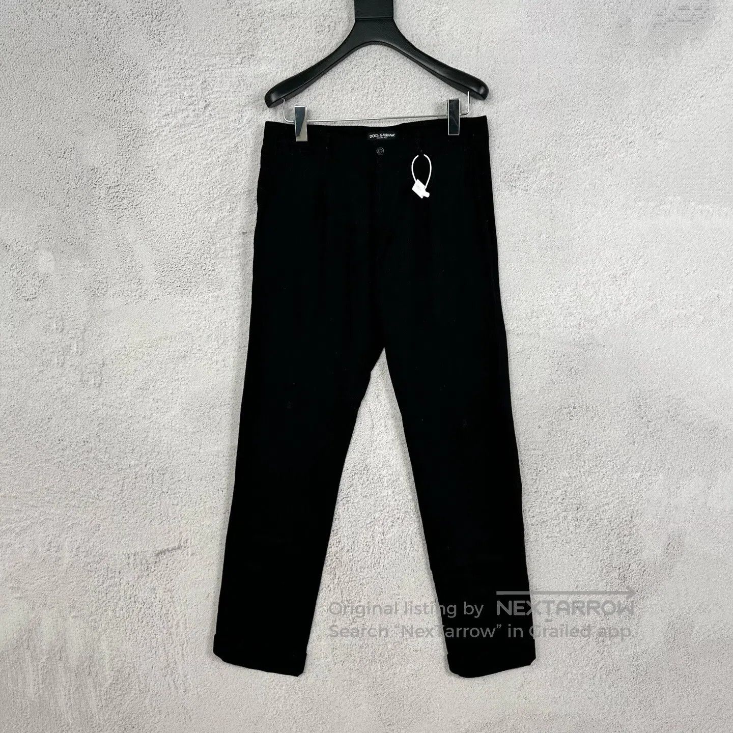 Dolce & Gabbana Dolce Gabbana Black cashmere long pants Size US 30 / EU 46 - 1 Thumbnail