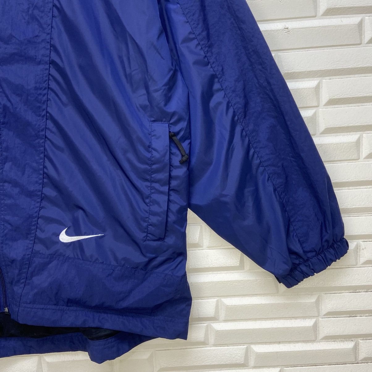 Nike Vintage 90s Nike Swoosh Loose Oversize Sweater Jacket Size US XL / EU 56 / 4 - 5 Thumbnail