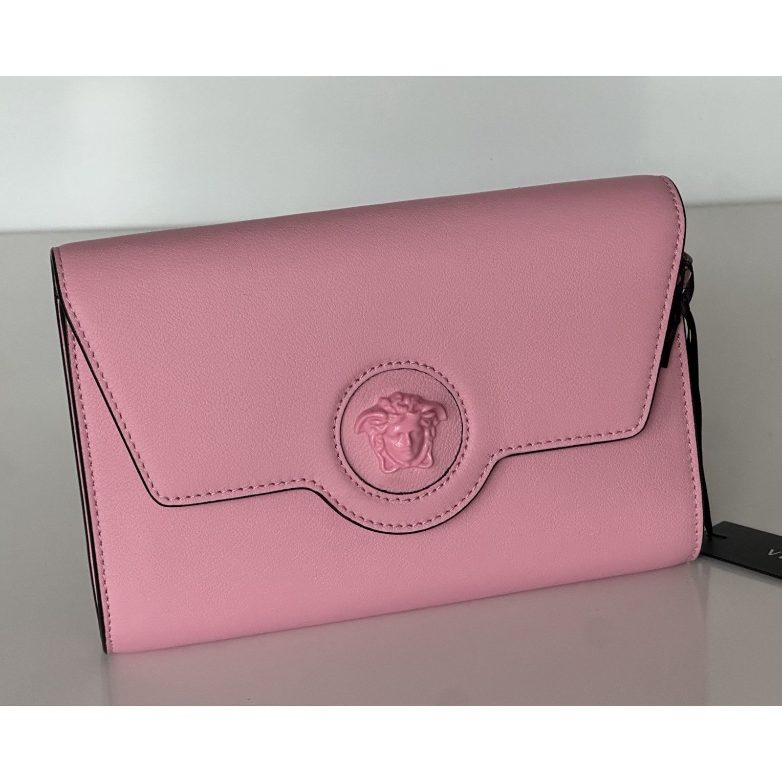 Versace Versace Medusa Leather Mini Pink Shoulder Bag Italy 1021608 Size ONE SIZE - 2 Thumbnail