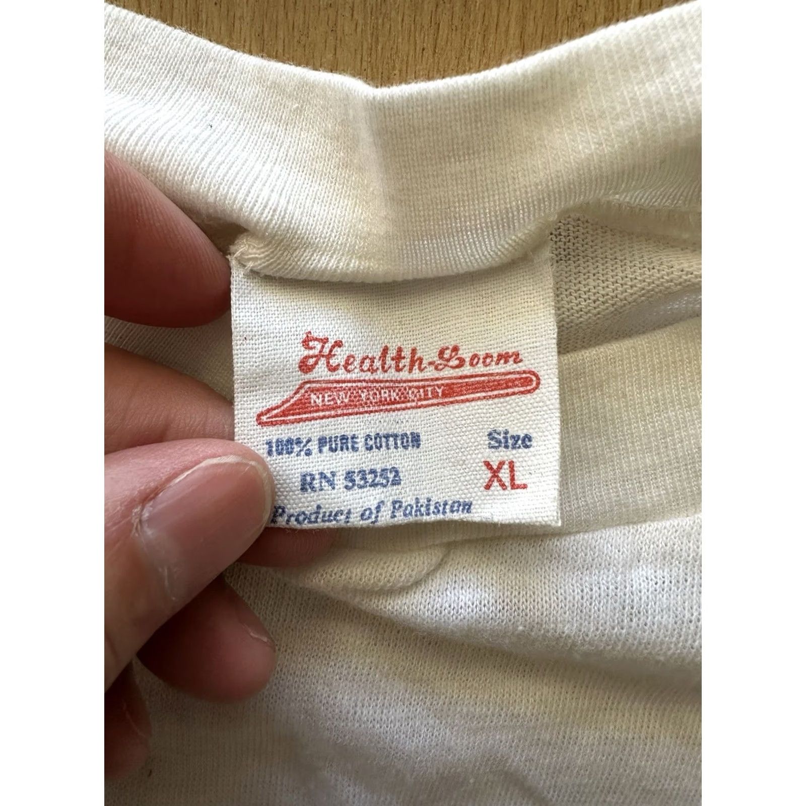 Vintage VINTAGE 80s New Jersey Generals T-Shirt XL White Single Stitch Thin Football USFL Mens Size US XL / EU 56 / 4 - 5 Thumbnail