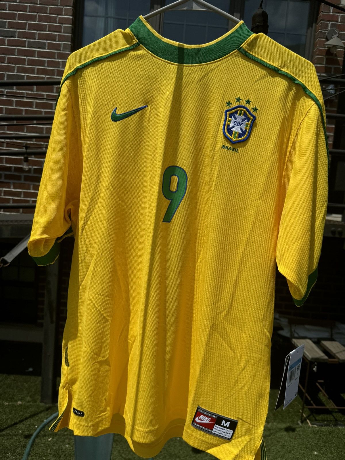 Nike Nike Brazil 1998 Reissue Soccer Jersey Ronaldo Medium | Grailed