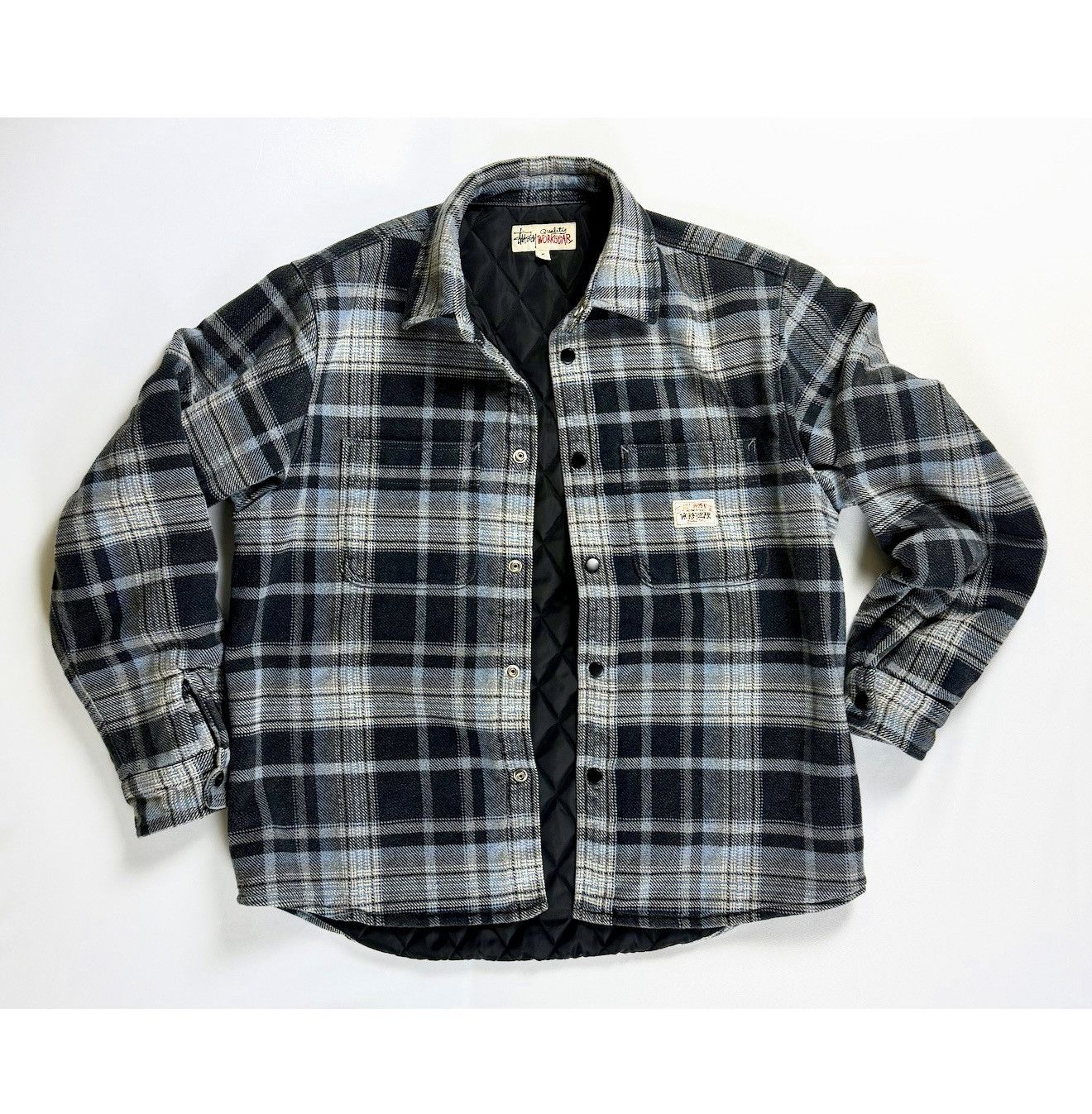 Stussy Workgear Plaid shirt jacket