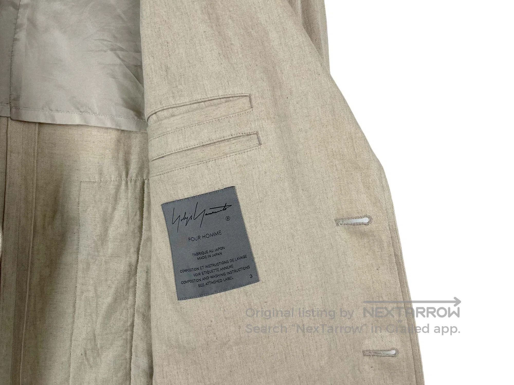 Yohji Yamamoto Yohji Yamamoto Patchwork Linen Patch Denim Jacket Size US L / EU 52-54 / 3 - 5 Thumbnail