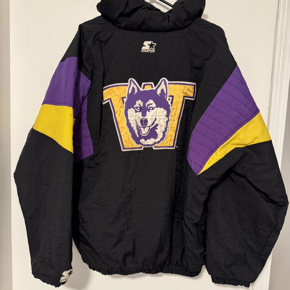Starter Vintage Washington Huskies Starter Pullover Size US XL / EU 56 / 4 - 4 Thumbnail