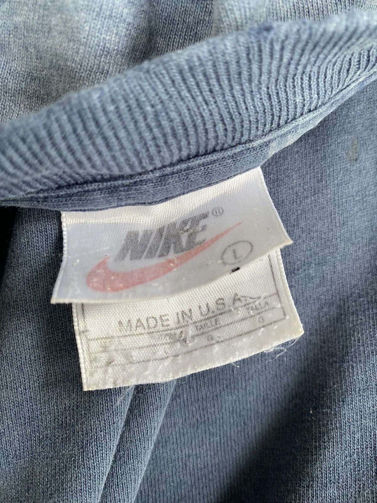 Nike × Vintage Vtg 90s Nike Tee Big Swoosh Size US L / EU 52-54 / 3 - 11 Thumbnail