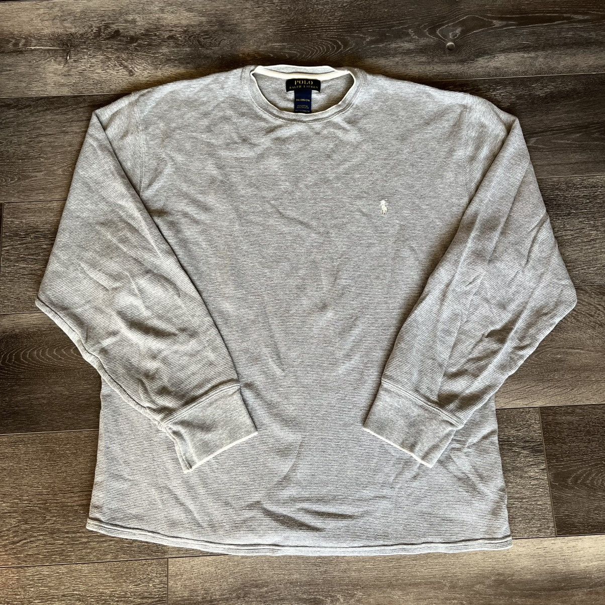 Polo Ralph Lauren Vintage Polo Ralph Lauren Basic Logo Thermal Longsleeve Tee Size US XL / EU 56 / 4 - 1 Thumbnail