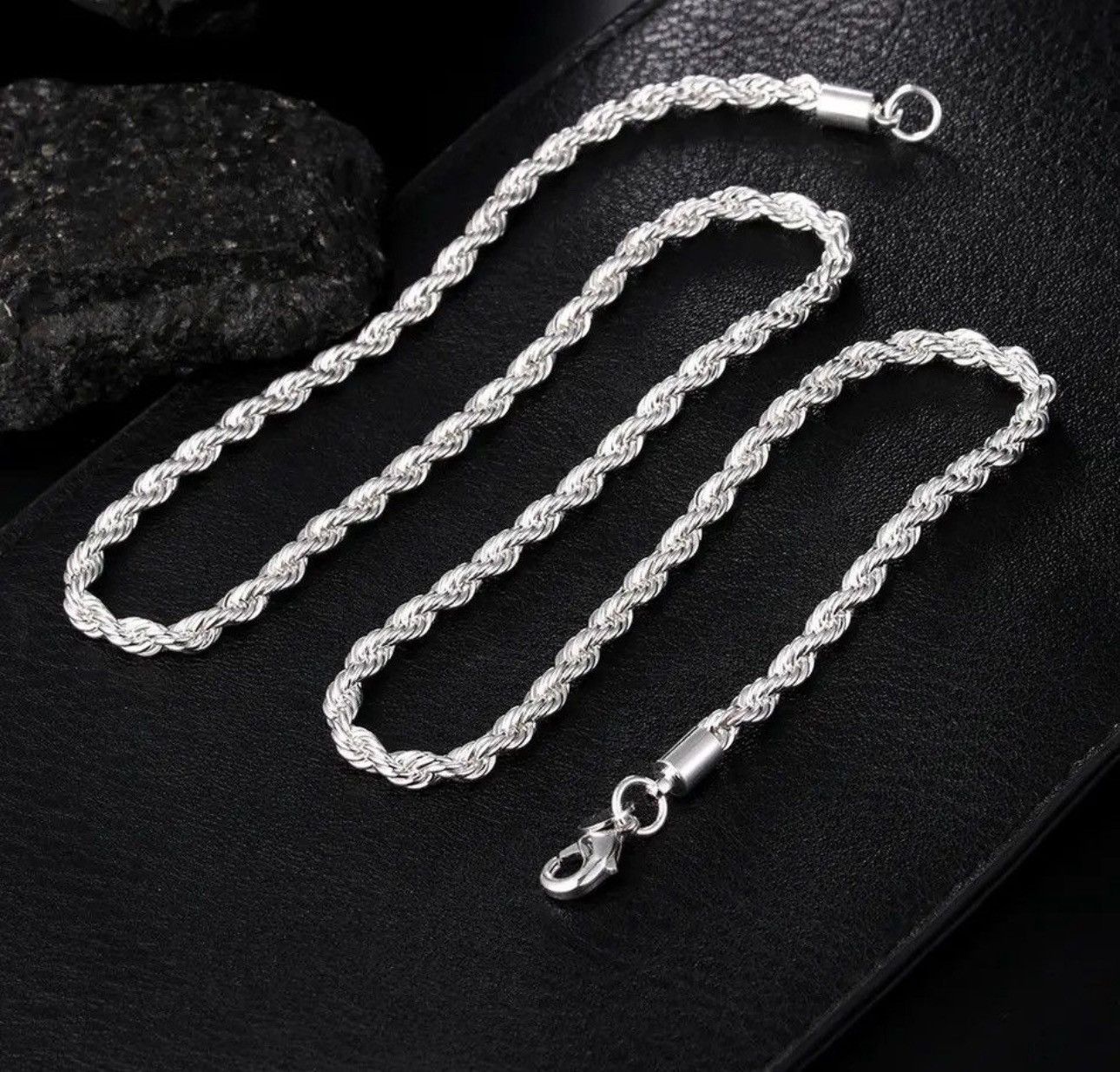 Designer × Jewelry 45cm Twisted Rope Necklace🔥🔥🔥 Size ONE SIZE - 1 Thumbnail