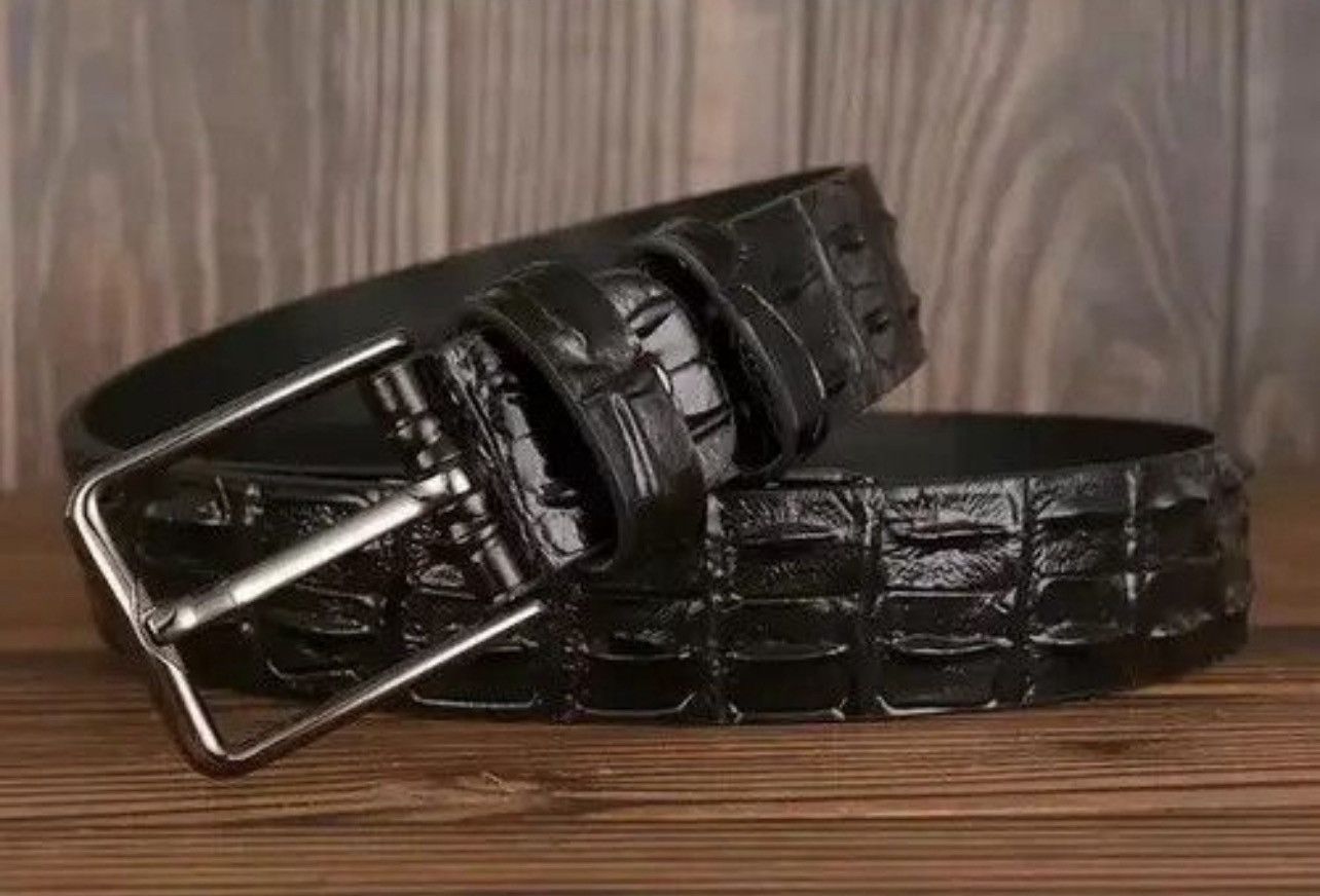 Leather Crocodile Leather Pin Alligator Belt Size ONE SIZE - 3 Thumbnail