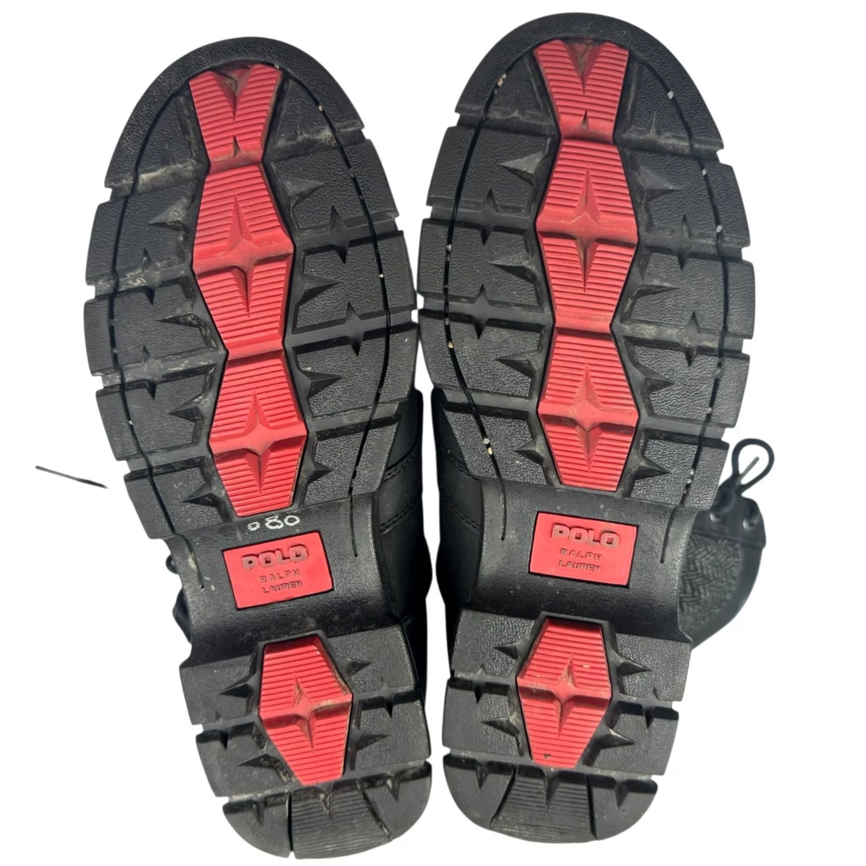 Polo Ralph Lauren Polo Ralph Lauren Boots Tavin Rollover Shearling Lined Black Men's Size 11D - Leather Combat Mid-Calf Rubber D Lace Up Size US L / EU 52-54 / 3 - 7 Thumbnail