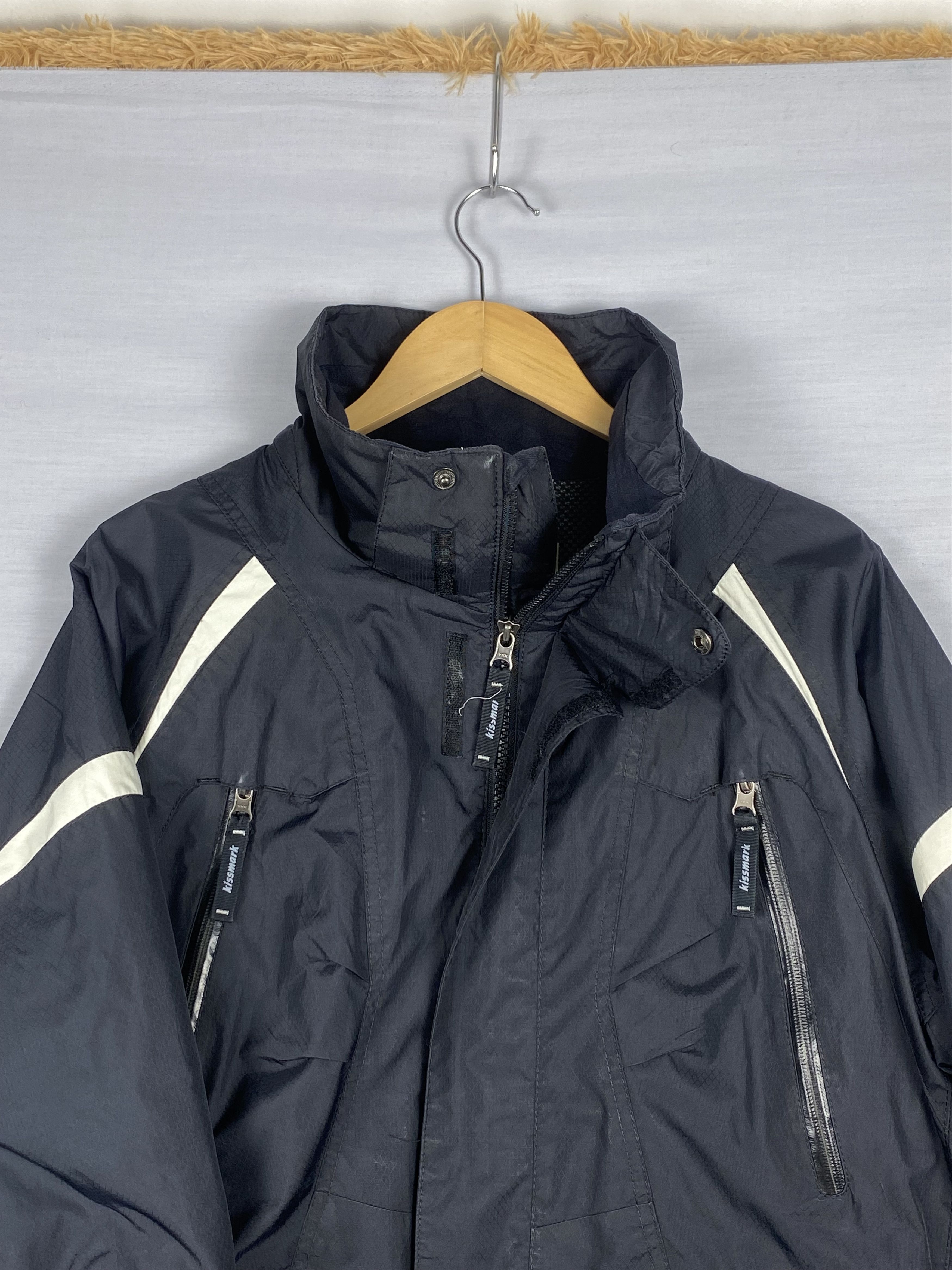Japanese Brand Vintage Kissmark Multi Pocket Track Jacket Size US M / EU 48-50 / 2 - 3 Thumbnail