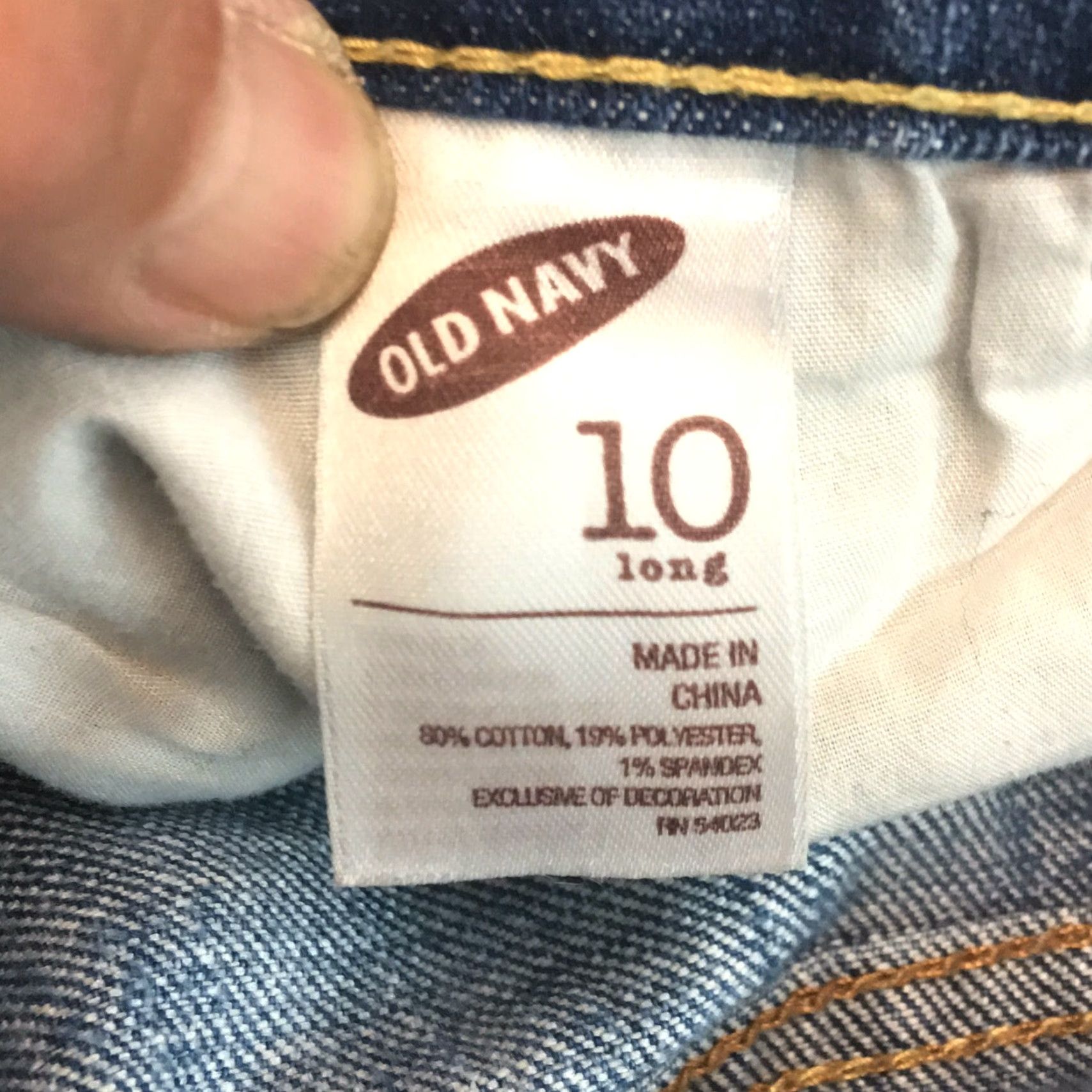 Old Navy Old Navy Jeans The Diva Denim Straight Leg 10 Women Blue 34X33 Regular Fit 33in Inseam Size 32" / US 10 / IT 46 - 7 Thumbnail