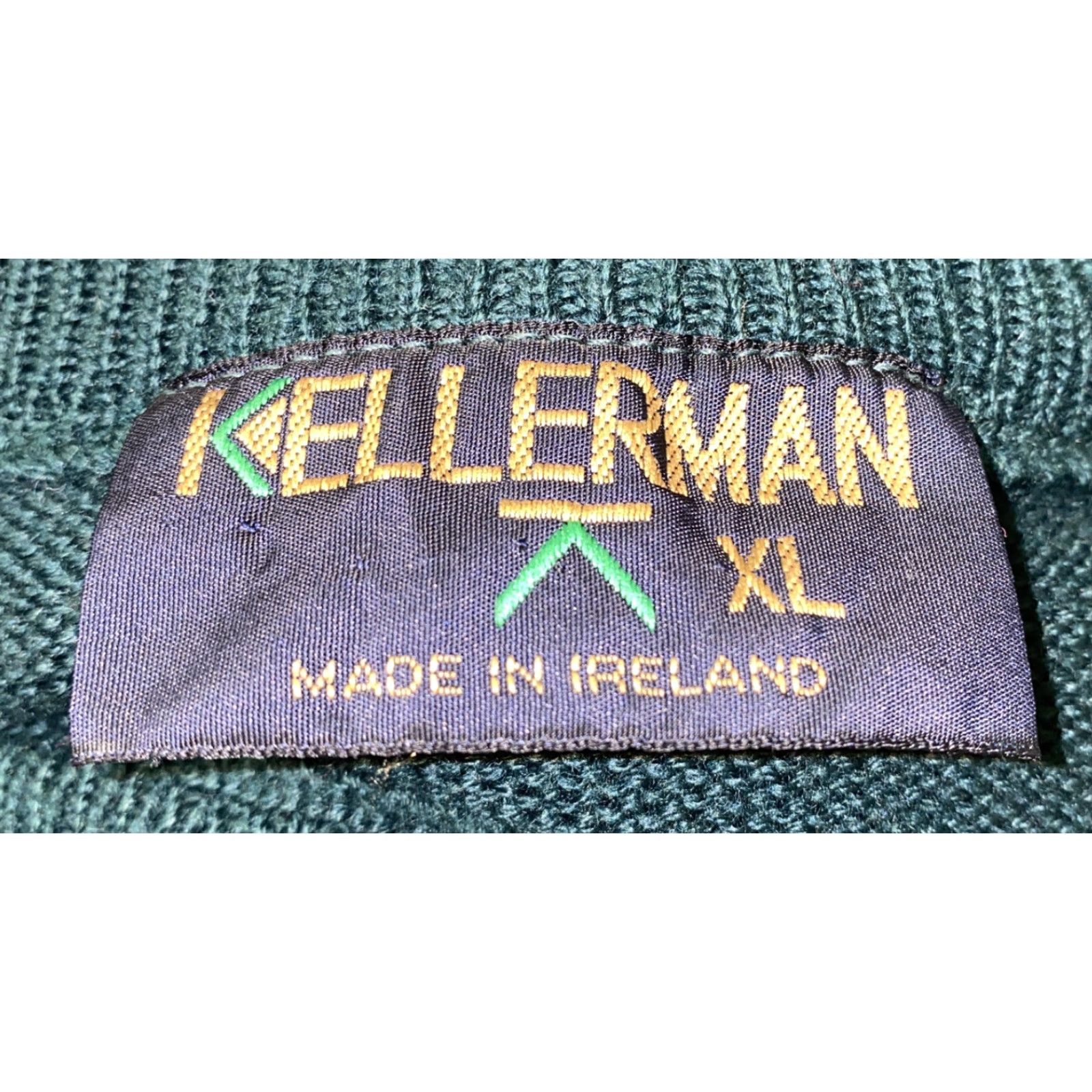 Vintage Kellerman Sweater Green Ireland Wool/Acrylic Crewneck XL Men Regular Size XL Mens Size US XL / EU 56 / 4 - 5 Thumbnail