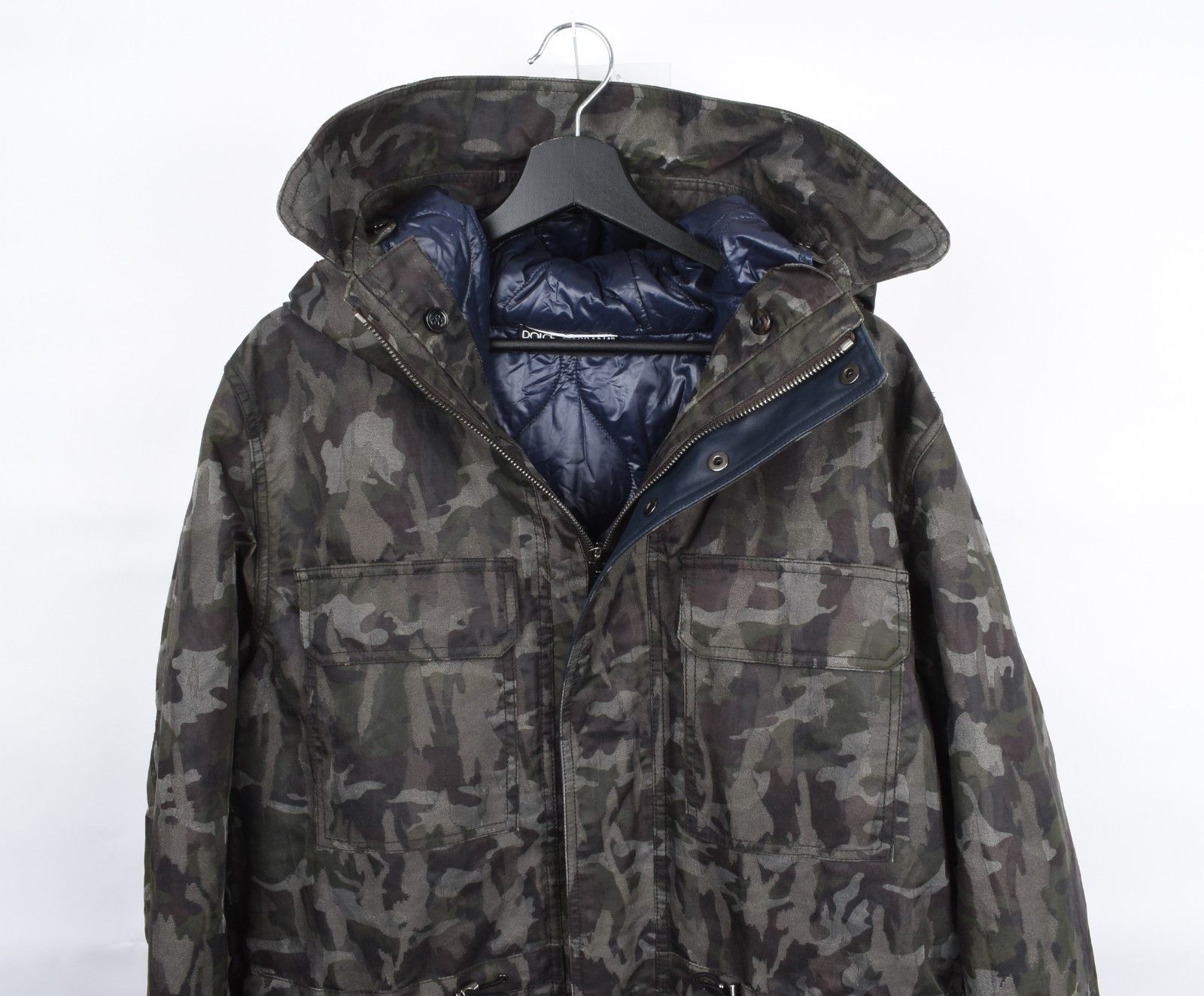 Dolce & Gabbana Dolce Gabbana Men Jacket Hooded Parka Coat IT54-L, S2033 Size US L / EU 52-54 / 3 - 2 Thumbnail