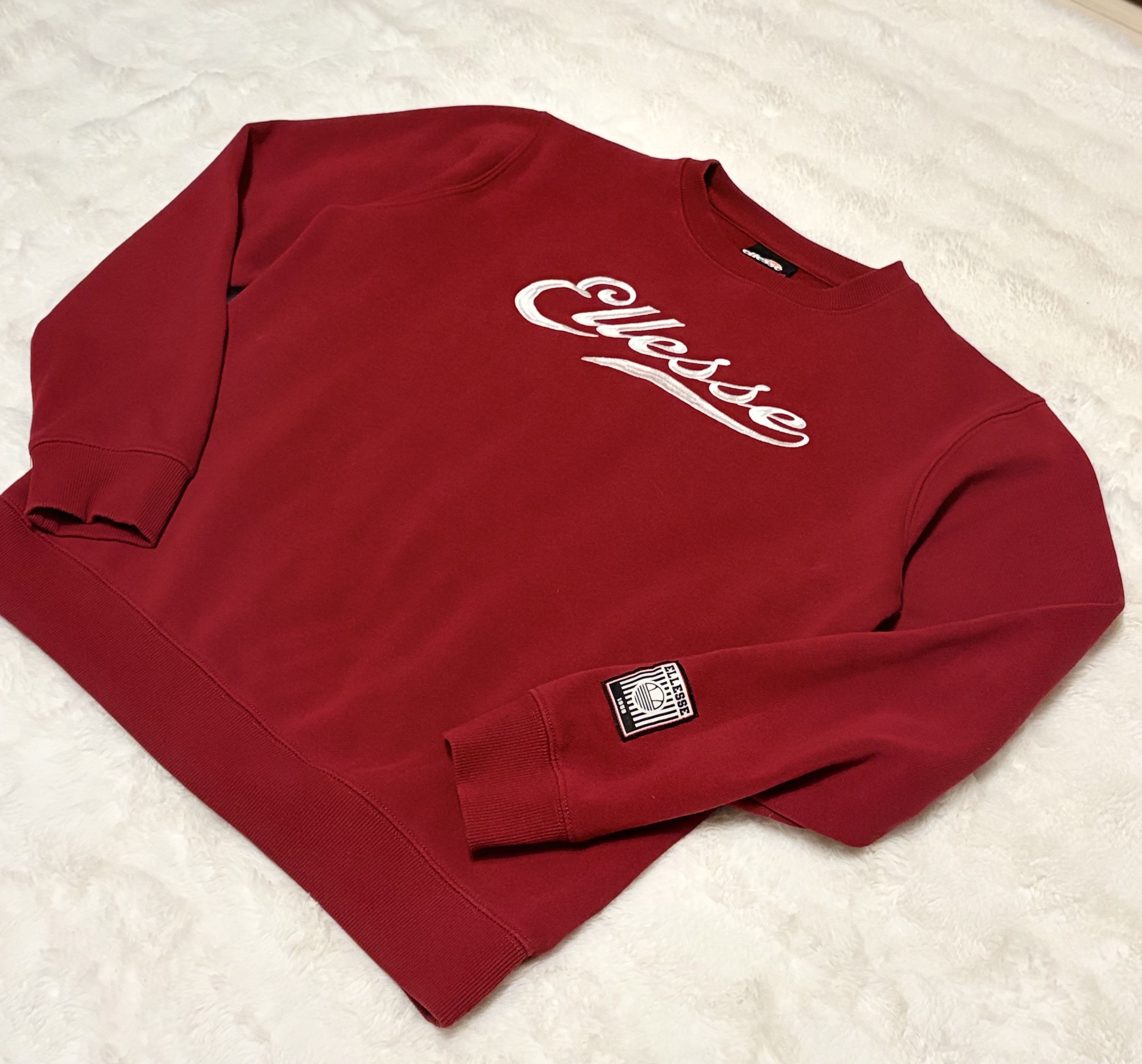 Ellesse Vintage Ellesse Red Logo Crewneck Sweatshirt Size S Size US S / EU 44-46 / 1 - 2 Thumbnail