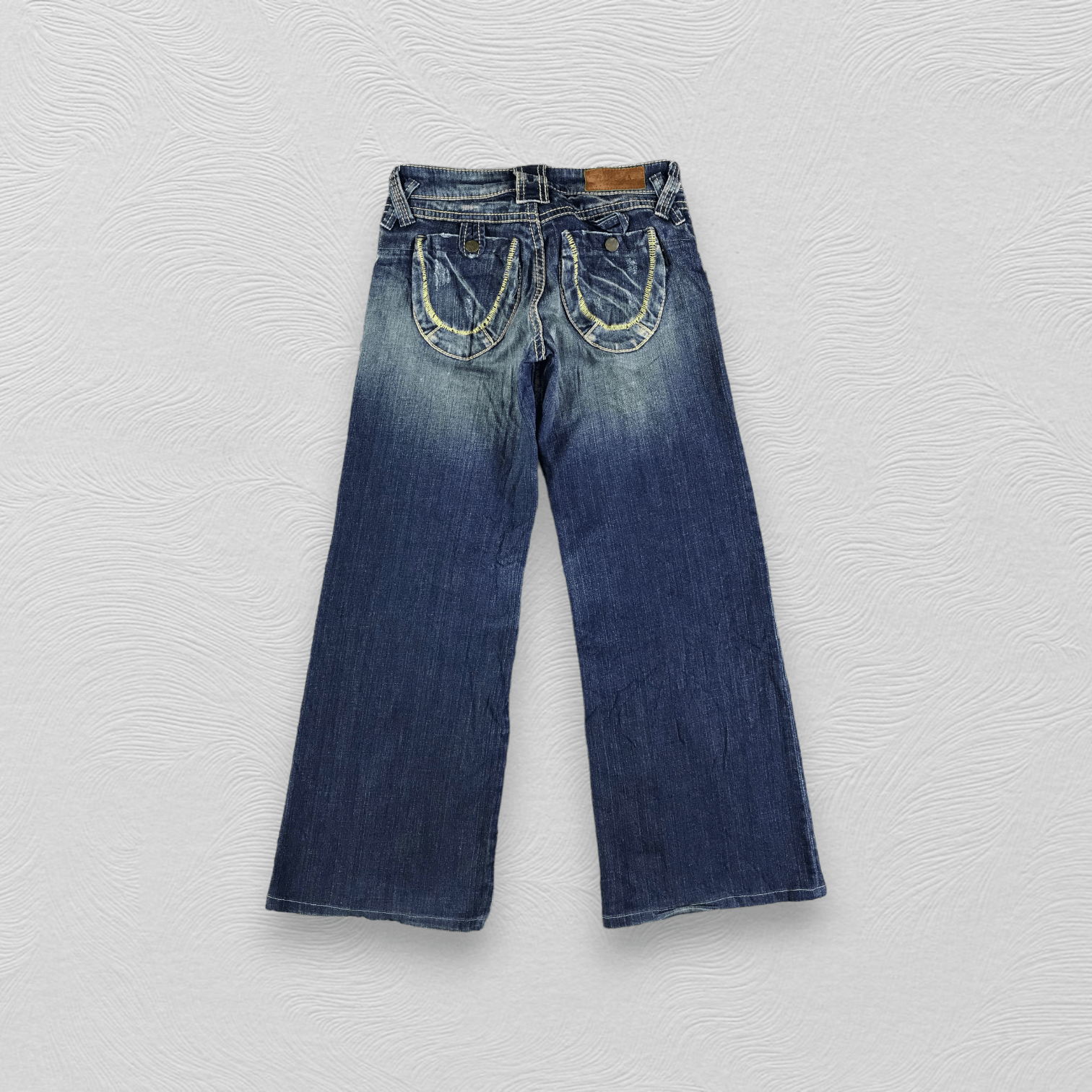 Japanese Brand Japanese Brand Nove Faded Flared Jeans KJ2108 Size 28" / US 6 / IT 42 - 2 Thumbnail