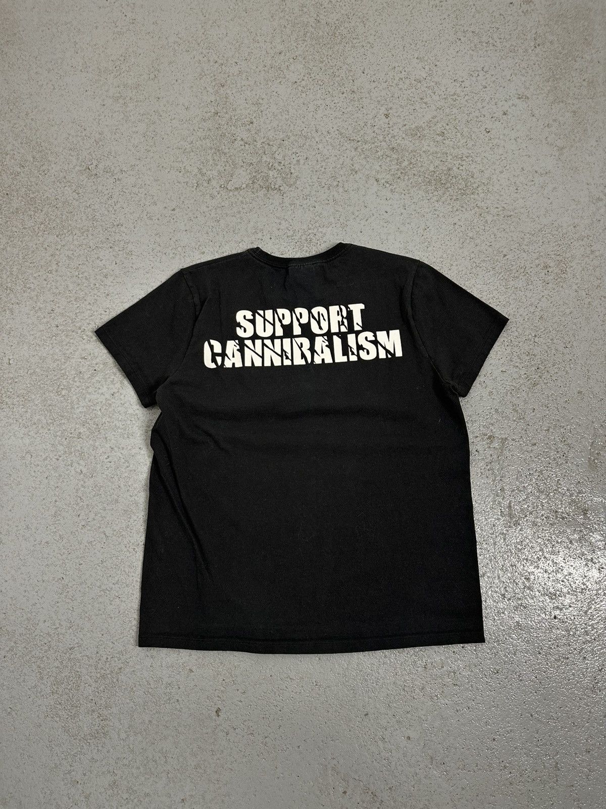 Band Tees Parental Advisory Brutal Death Metal Support Cannibalism Size M / US 6-8 / IT 42-44 - 2 Thumbnail