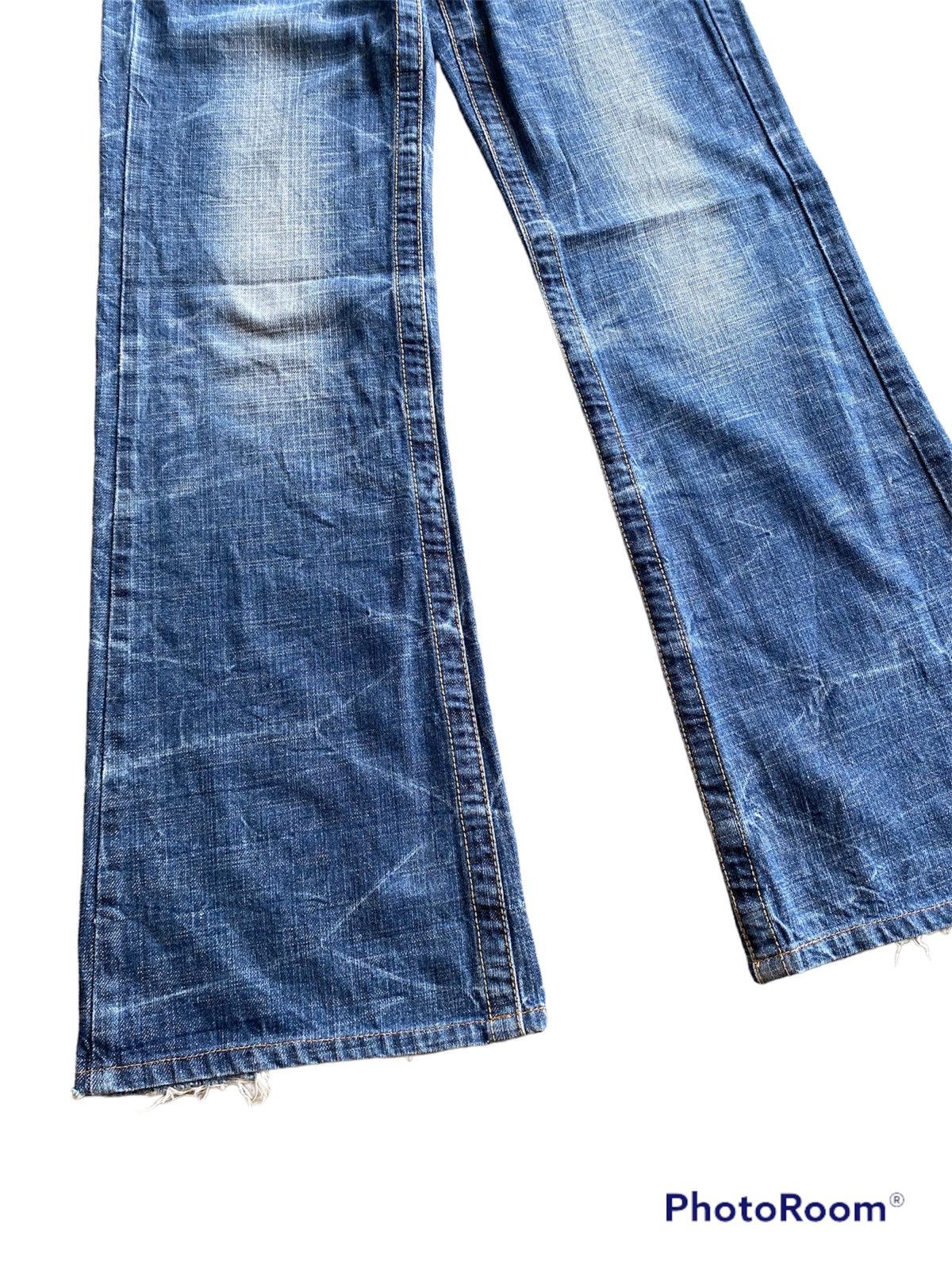 Hysteric Glamour × If Six Was Nine × Japanese Brand Baggy Flare Japan Red Pepper Low Rise Wide Leg Size US 29 - 8 Thumbnail