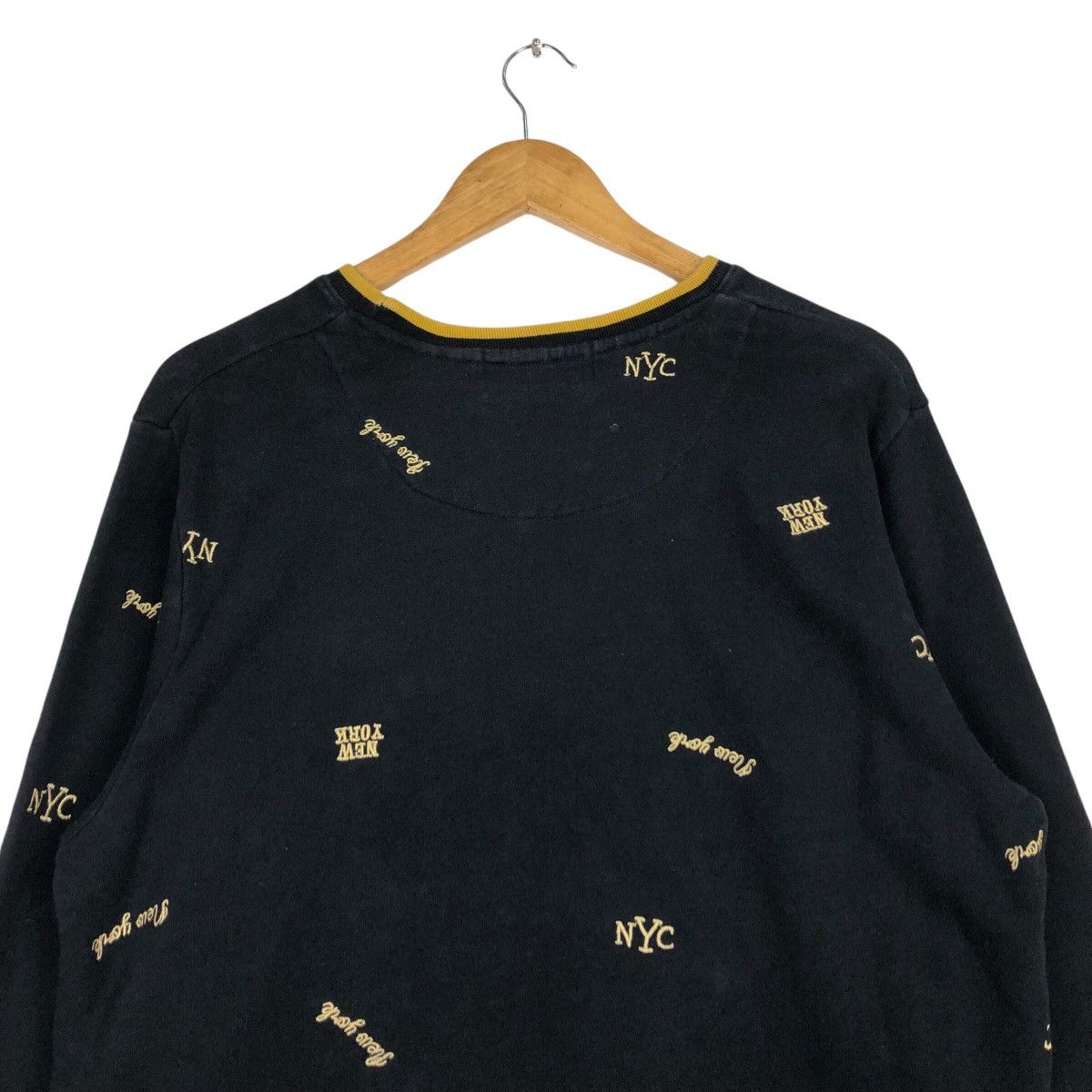 New York Yankees × Vintage Vintage Sweatshirt New York Rare Design 90s Streetwear Size US M / EU 48-50 / 2 - 7 Thumbnail