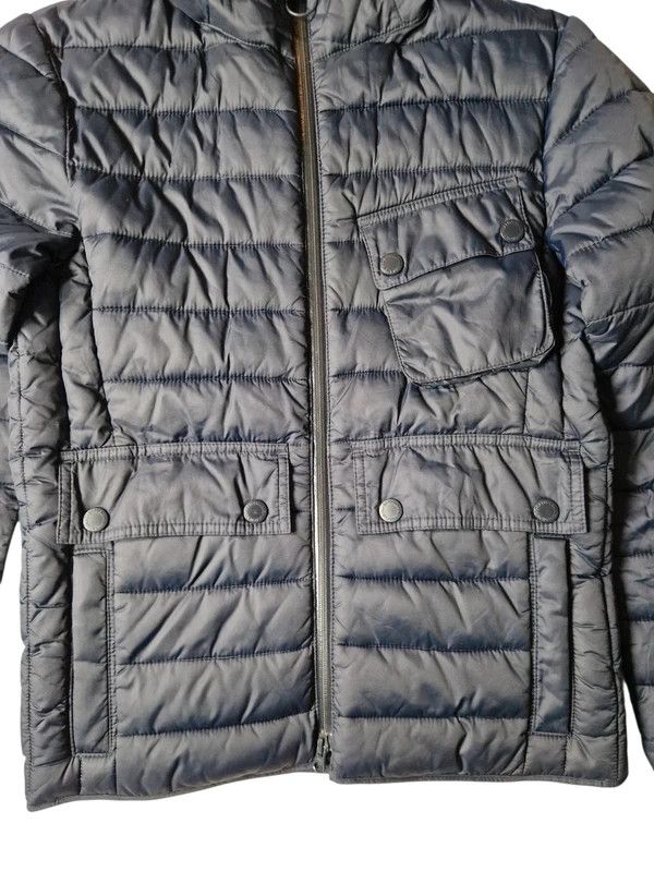 Barbour Barbour International Navy Hooded Quilted Jacket (Size S) Size US S / EU 44-46 / 1 - 3 Thumbnail