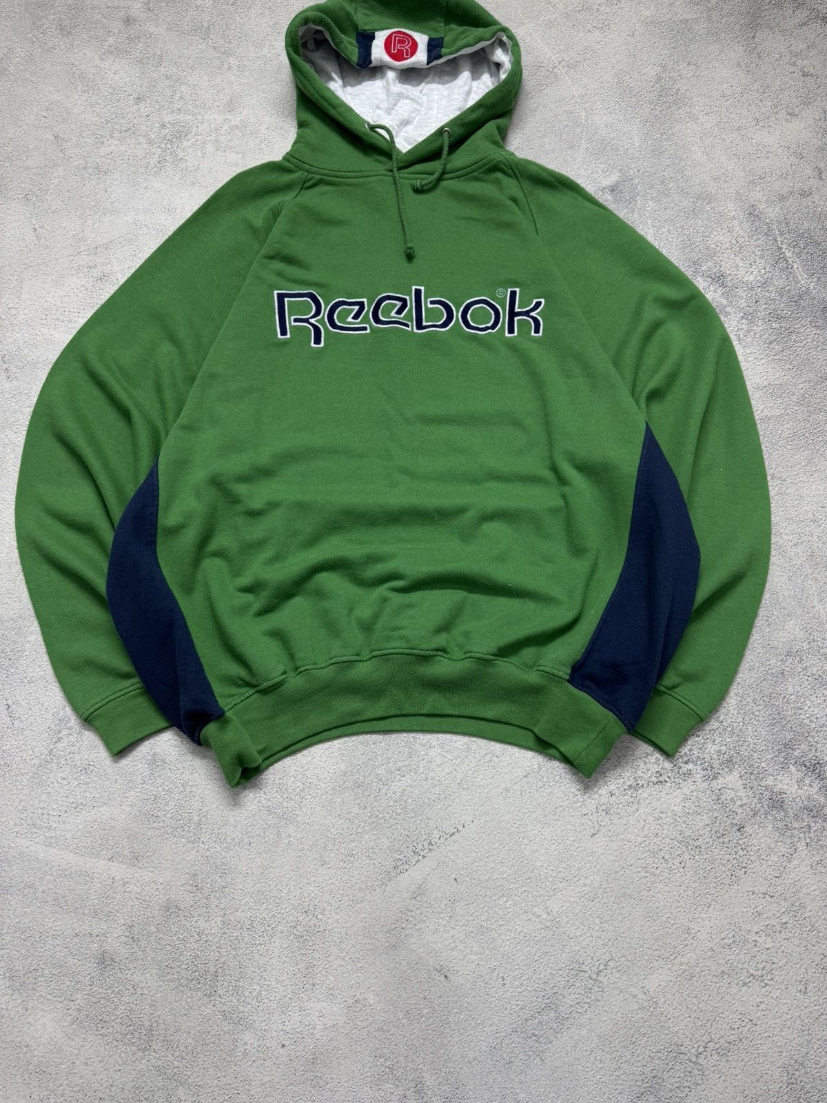 Reebok Vintage Y2k Reebok Big Logo Hoodie 00’s Size US XXL / EU 58 / 5 - 7 Thumbnail