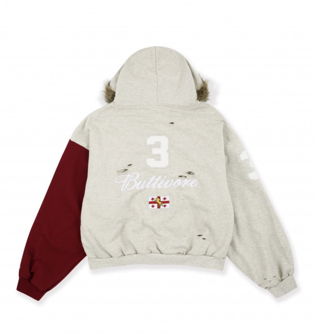 PROJECT G/R Protocol Index BUTTIVORE FUR LINING ZIP HOODIE PROJECT GR Size US L / EU 52-54 / 3 - 2 Thumbnail
