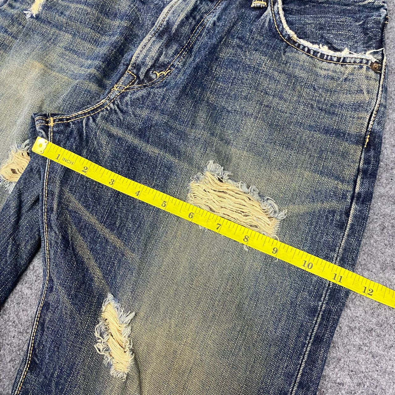 If Six Was Nine 💥Best Offer💥Vintage Edwin 505 Selvegde Distressed Denim Size US 28 / EU 44 - 6 Thumbnail