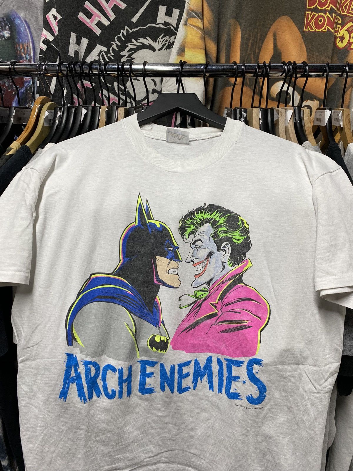 DC Comics × Vintage Vintage 90’s DC Comics Batman Robin Tee Shirt Medium Size US M / EU 48-50 / 2 - 4 Thumbnail