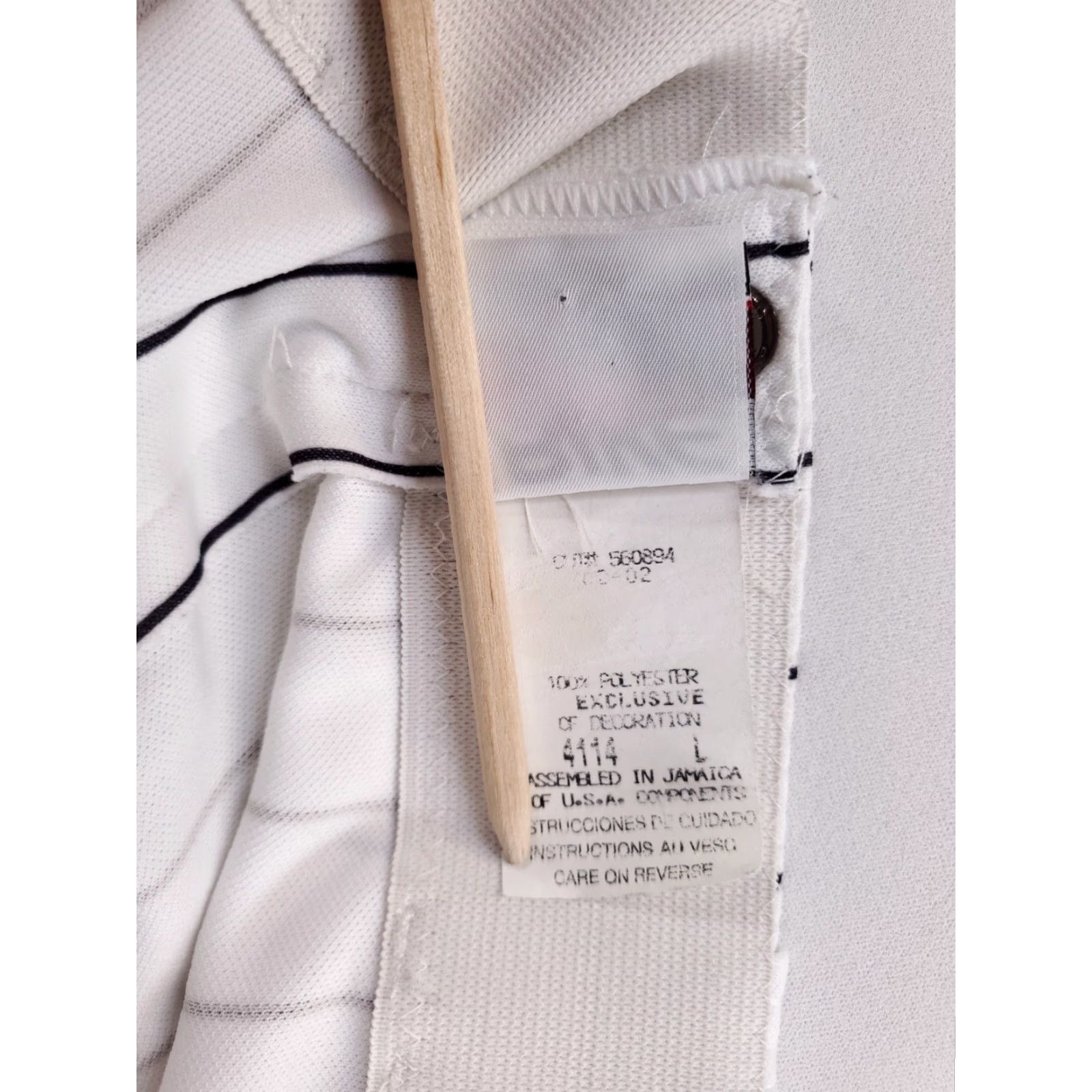 Vintage Bike Athletic Baseball Pants Pinstriped Mens L 34 x 29.5 White Sports Pants Mens L Baseball Pinstriped White 34 x 29.5 Pants Size US 33 - 5 Thumbnail
