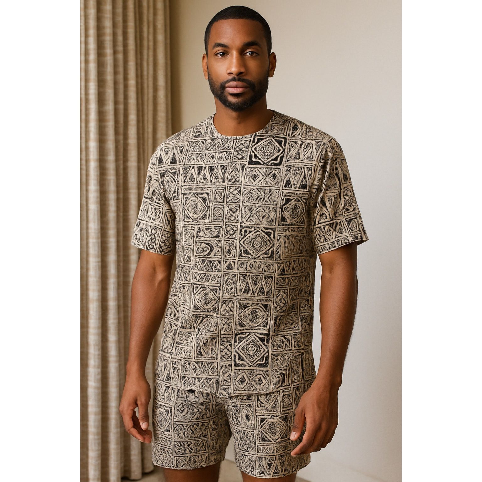 Other Angderson (L) Short Sleeve Shirt & Bermuda Shorts 100% Rayon Size US L / EU 52-54 / 3 - 1 Thumbnail