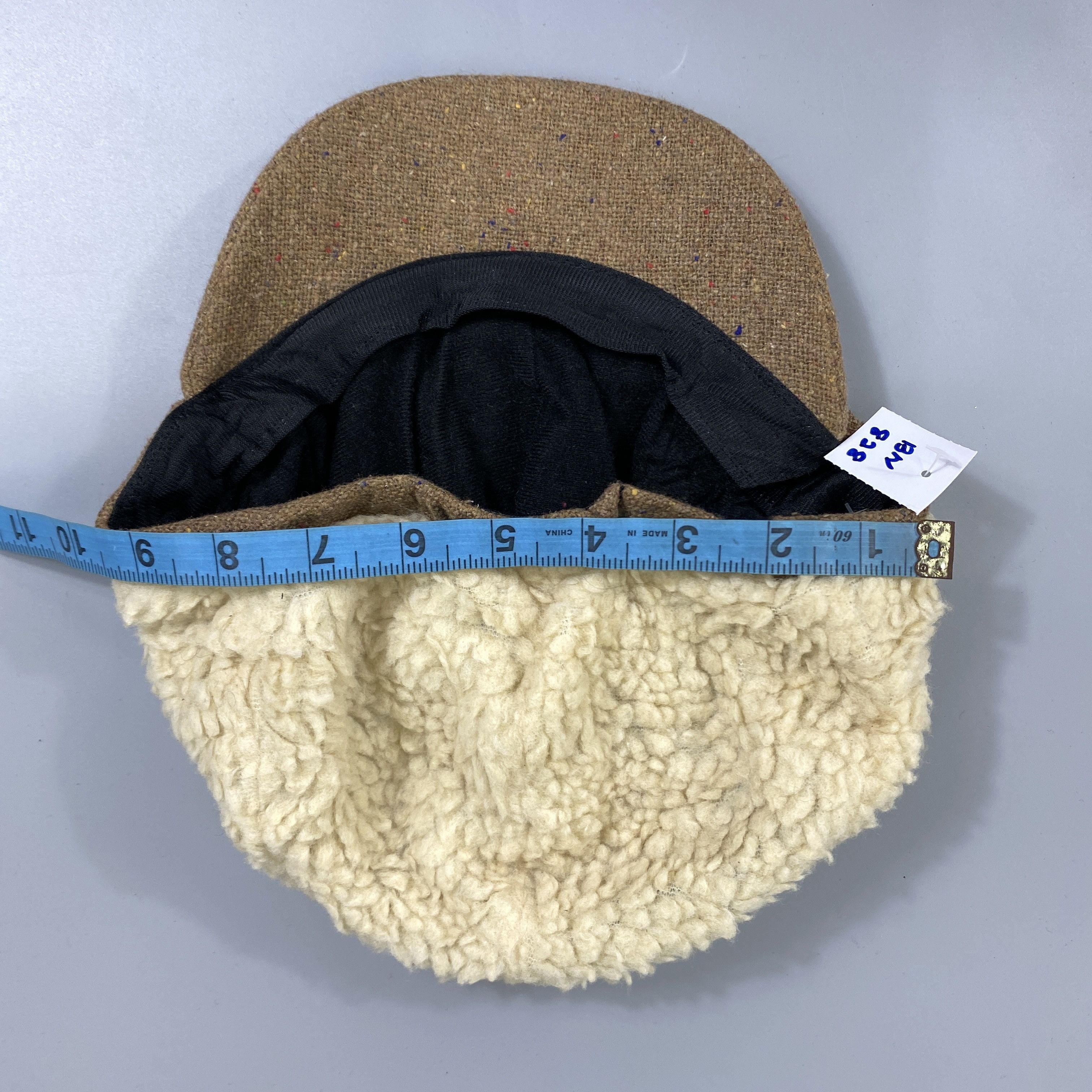 Japanese Brand Beanie Fur With Brim Hat -BN828 Size ONE SIZE - 5 Thumbnail