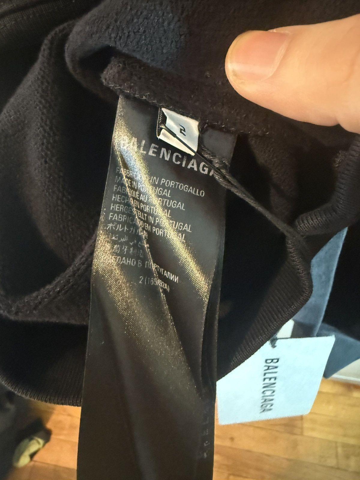 Balenciaga Balenciaga Los Angles Hoodie Black Size 2 Size US S / EU 44-46 / 1 - 5 Thumbnail