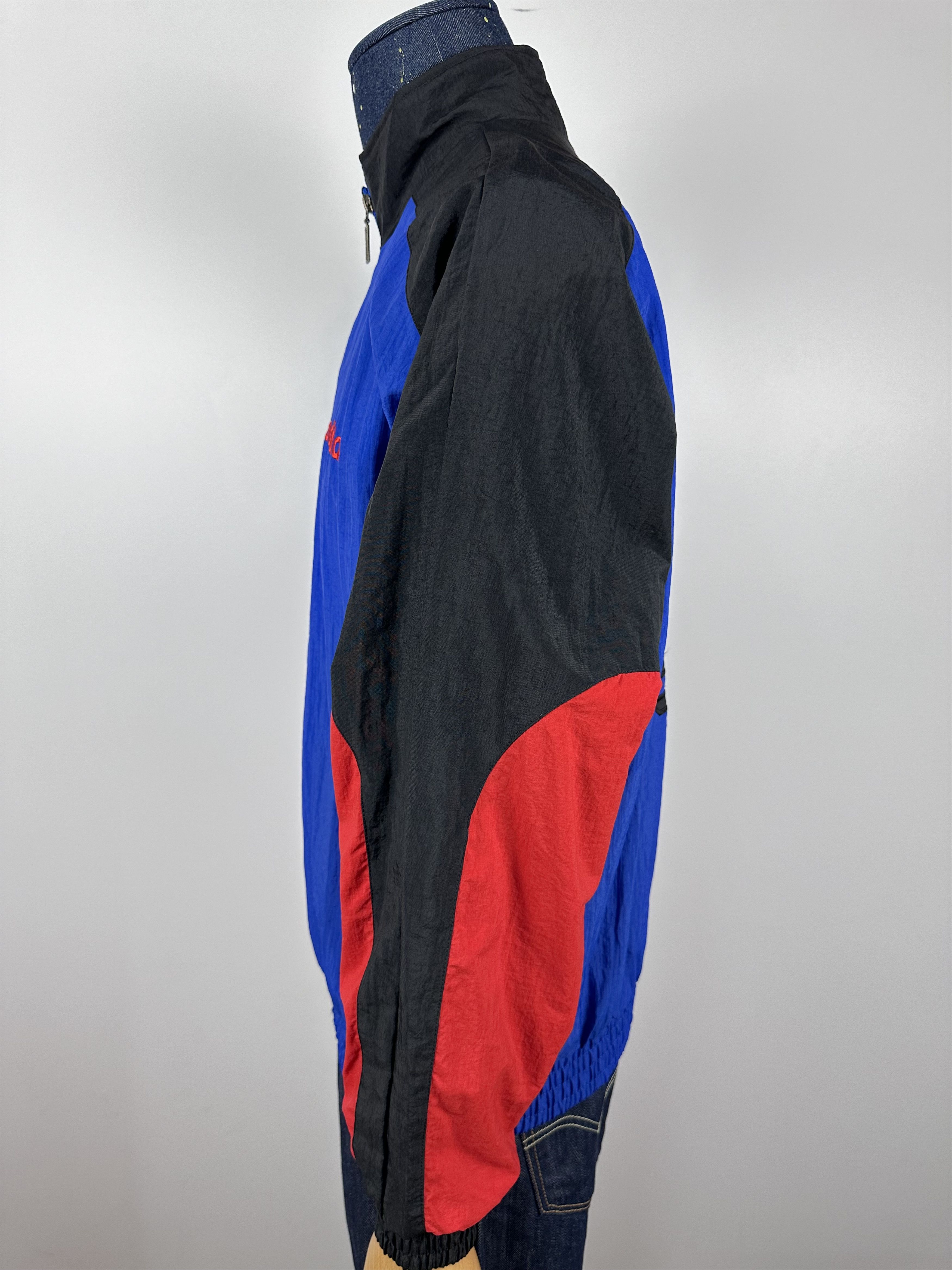 Adidas × Vintage Adidas Vintage 90s Nylon Bomber Track Top Jacket Size US M / EU 48-50 / 2 - 8 Thumbnail