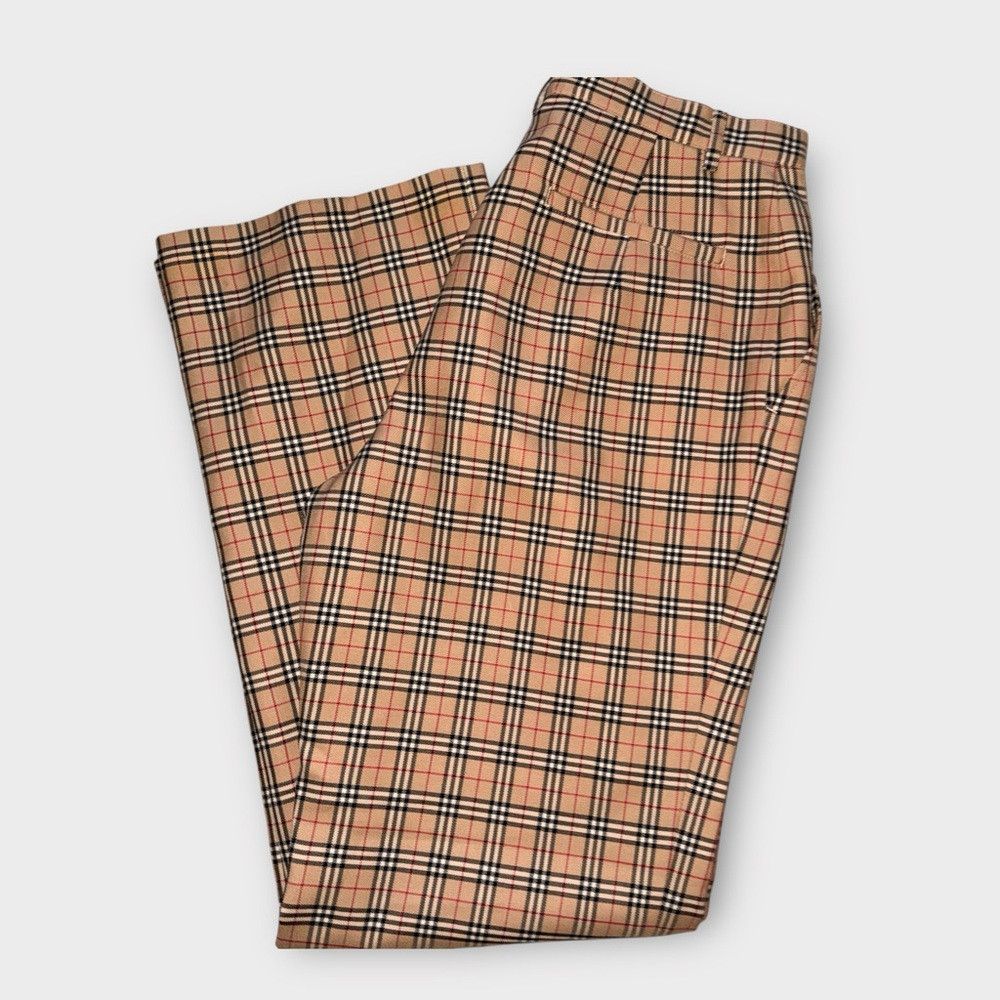 Burberry Burberry Golf Nova Check Straight-Leg Pants (JP 11 / Fits U Size 28" / US 6 / IT 42 - 7 Thumbnail