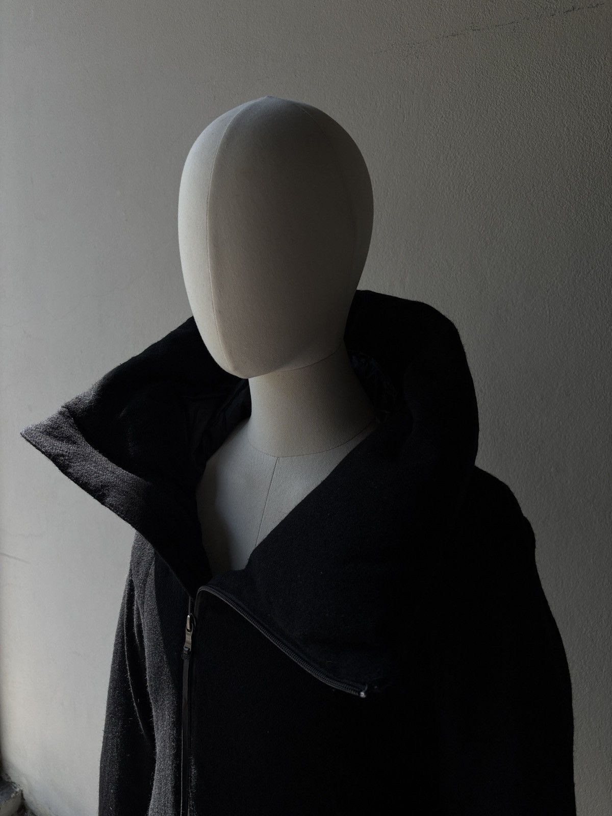 The Viridi-anne The Viridi-Anne Asymmetric Hoodie Shell Wool Down Jacket Size US M / EU 48-50 / 2 - 22 Thumbnail