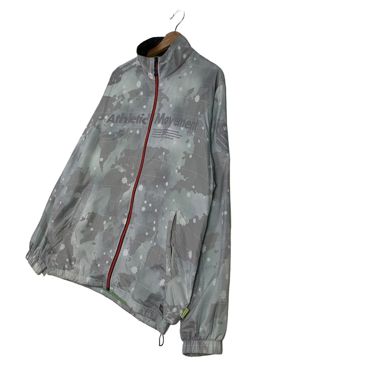 Japanese Brand K.SWISS Athletic Movement Big Logo Camo Light Jacket 0114-C6 Size US L / EU 52-54 / 3 - 2 Thumbnail