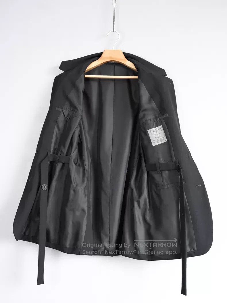 Yohji Yamamoto Yohji Yamamoto 19AW Mafia-style tie-up jacket| Size US L / EU 52-54 / 3 - 6 Thumbnail