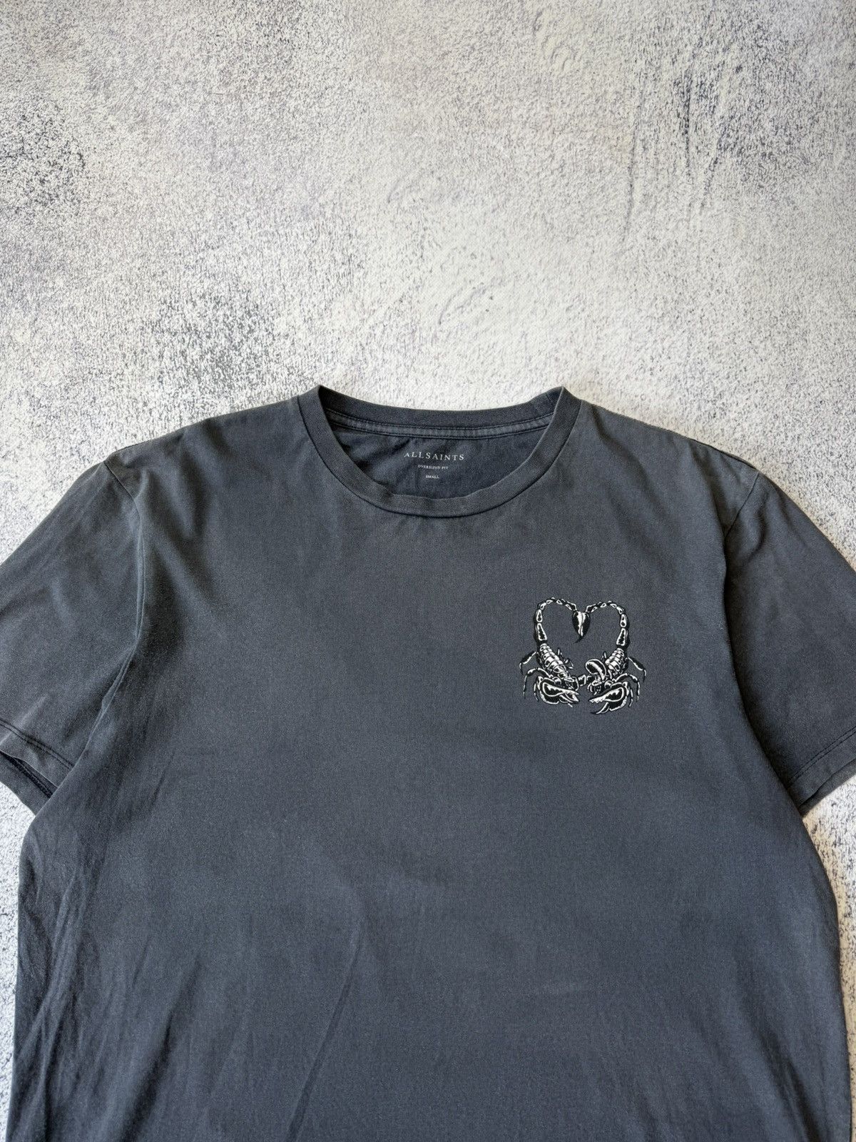 Allsaints Mens Allsaints Oversize T Shirt Big Scorpion Size US S / EU 44-46 / 1 - 2 Thumbnail